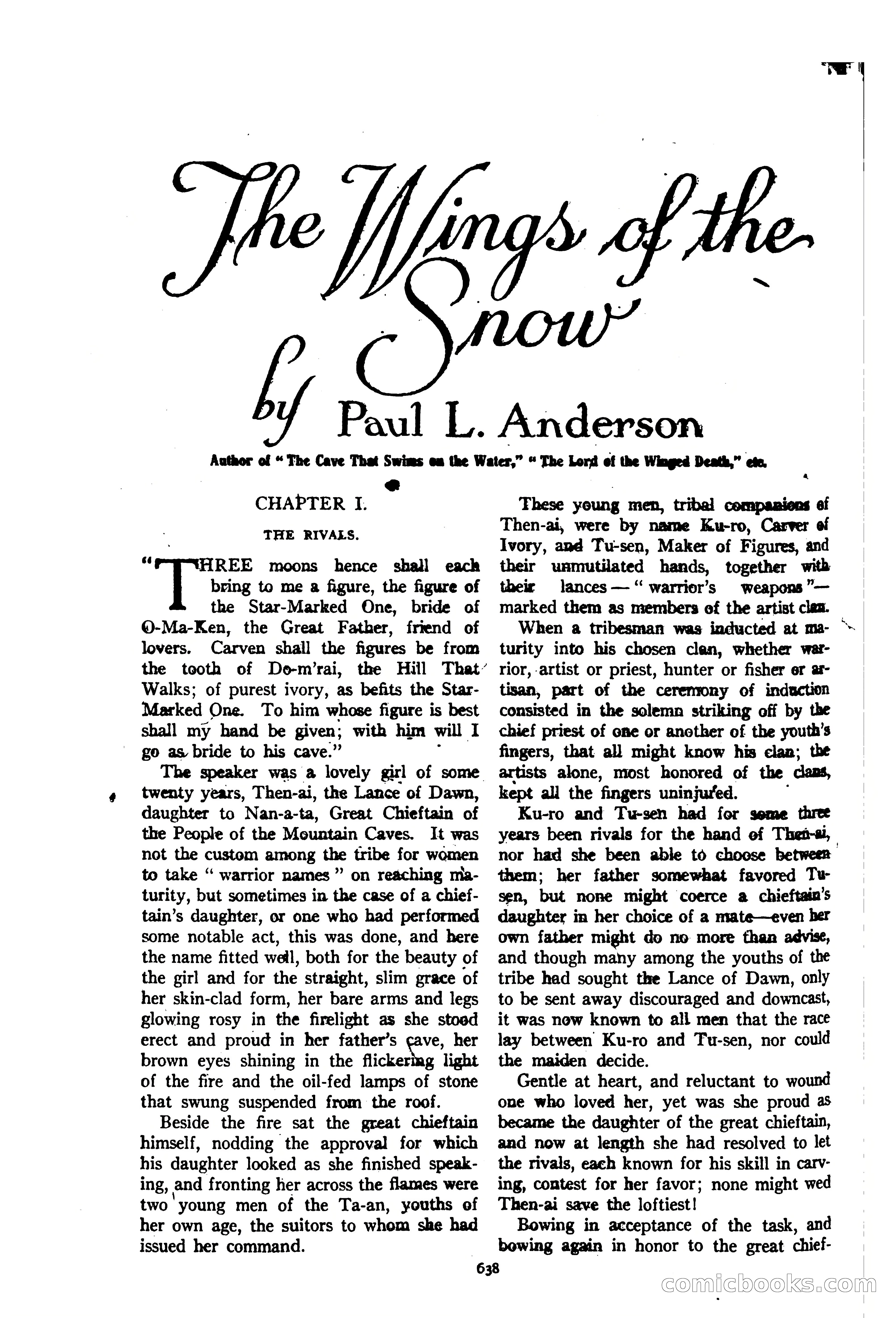 Argosy All-Story Weekly — "The Purple Limited" — page 72 of 208