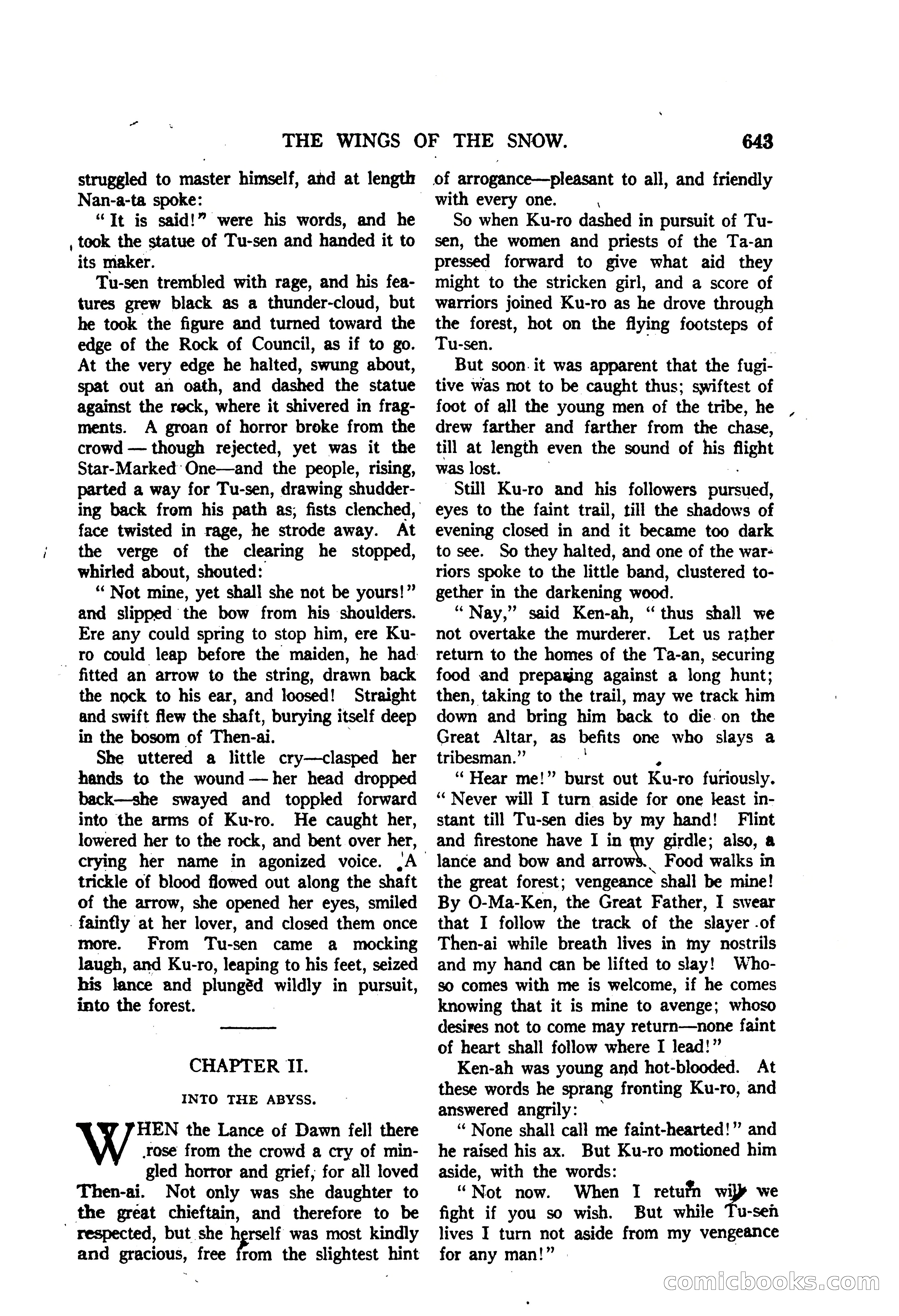 Argosy All-Story Weekly — "The Purple Limited" — page 77 of 208