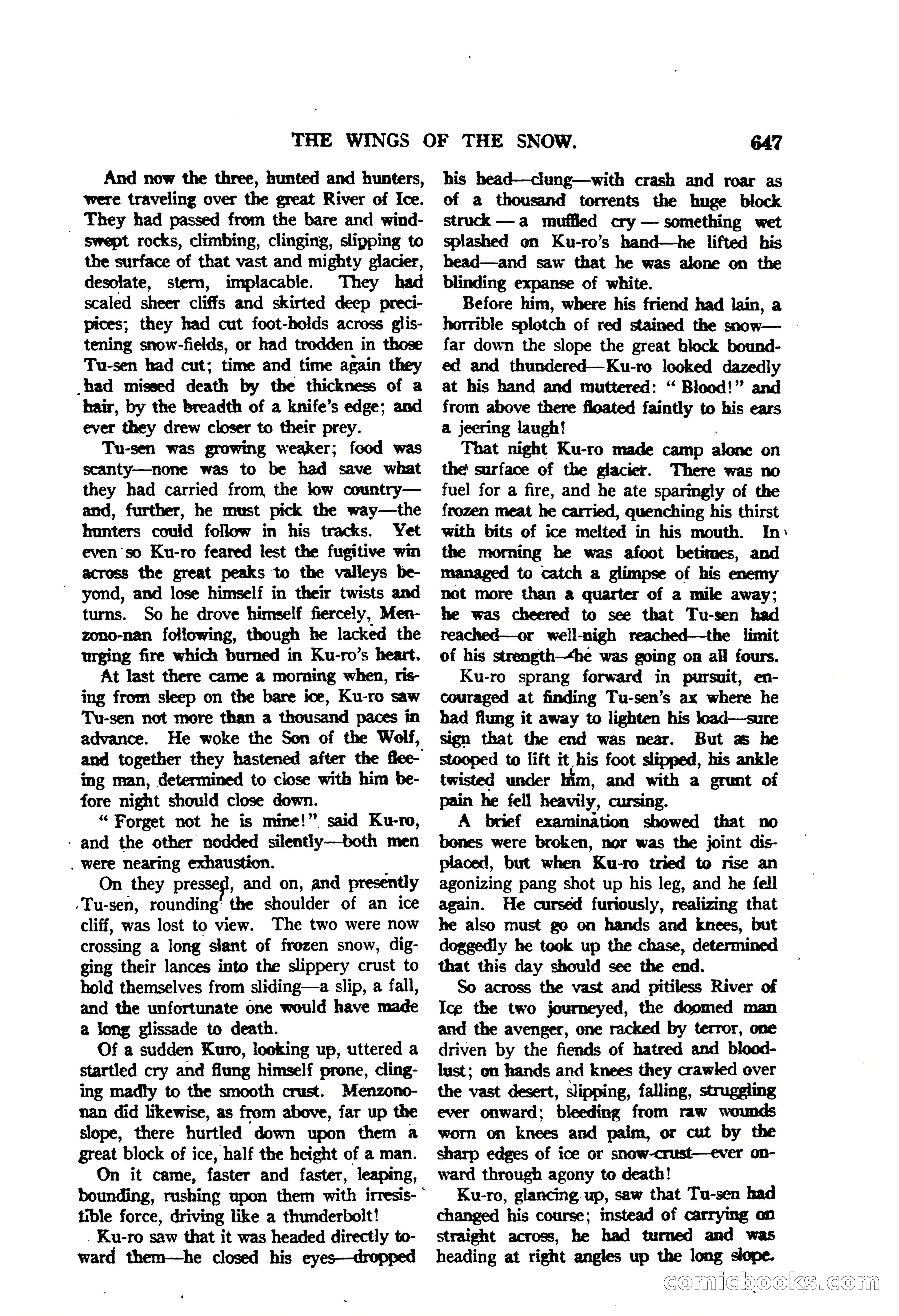 Argosy All-Story Weekly — "The Purple Limited" — page 81 of 208