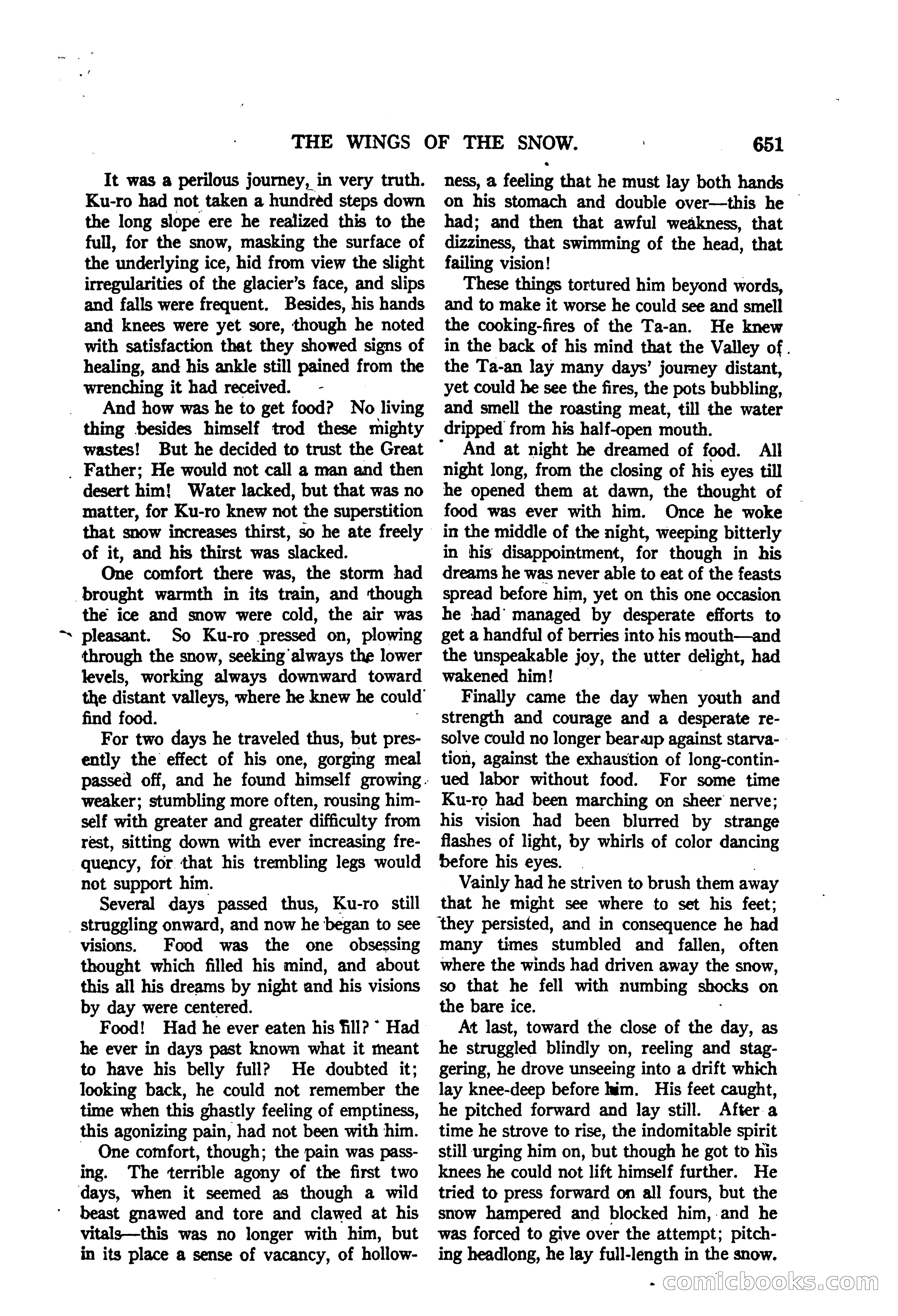 Argosy All-Story Weekly — "The Purple Limited" — page 85 of 208