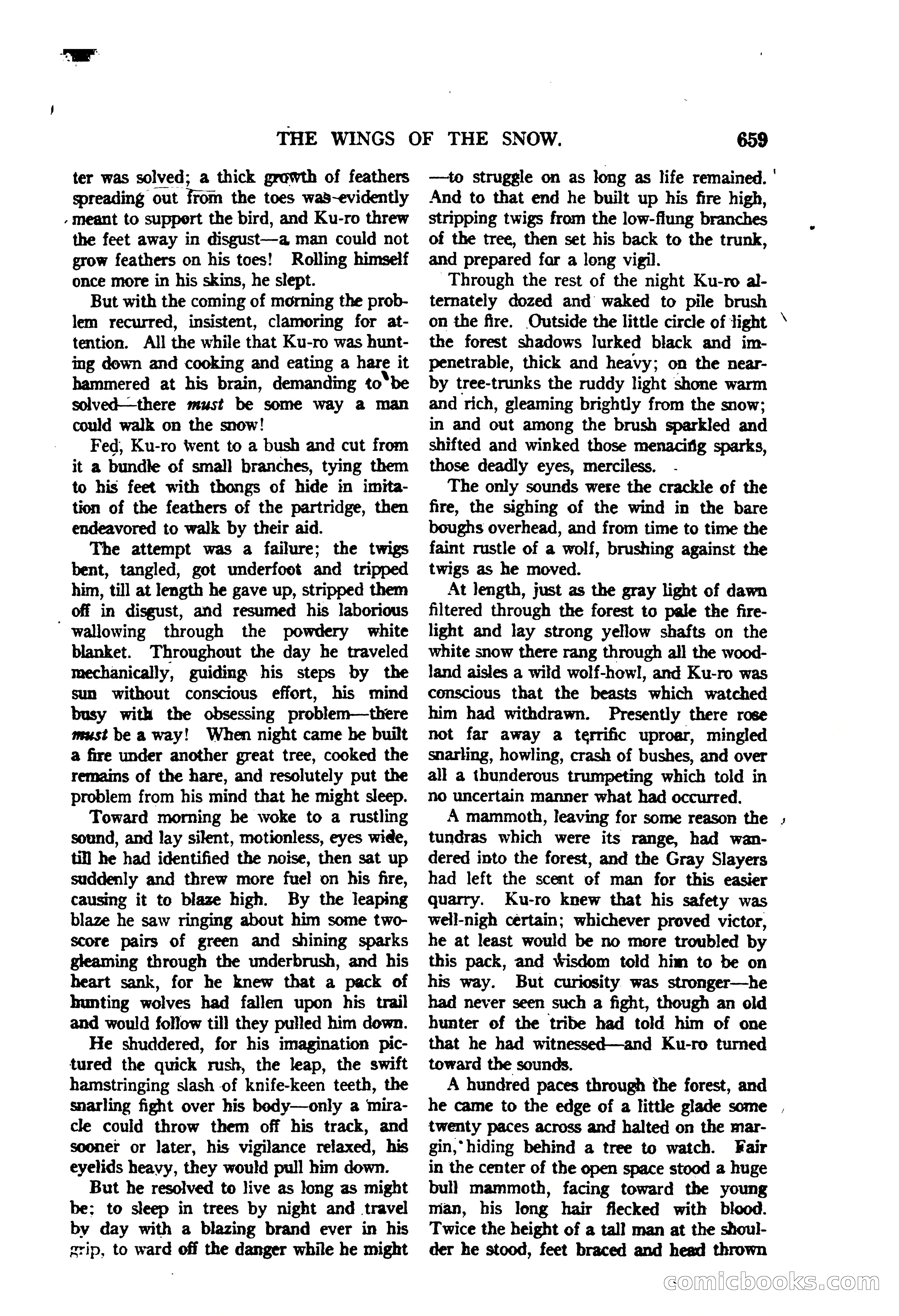 Argosy All-Story Weekly — "The Purple Limited" — page 93 of 208