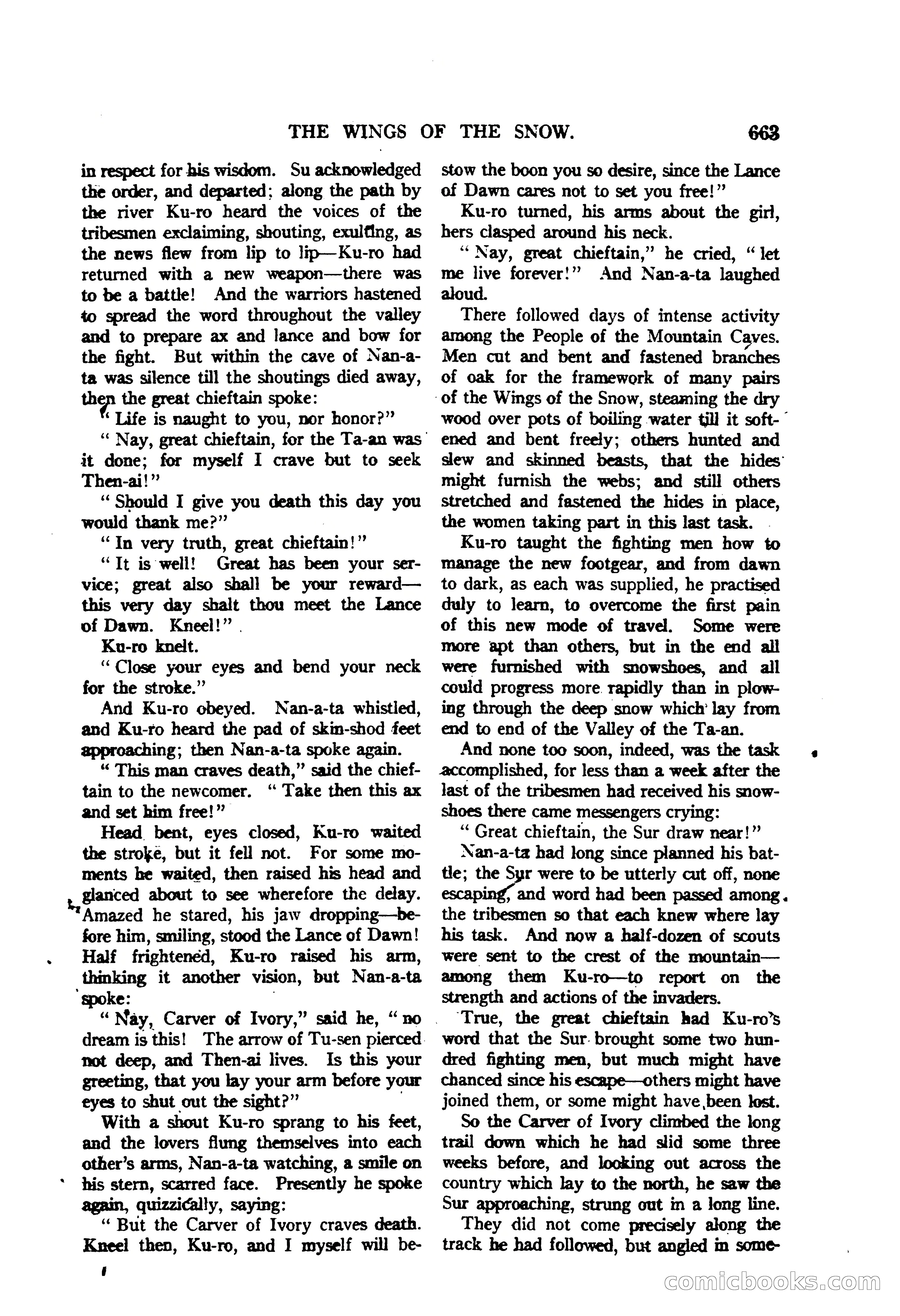 Argosy All-Story Weekly — "The Purple Limited" — page 97 of 208