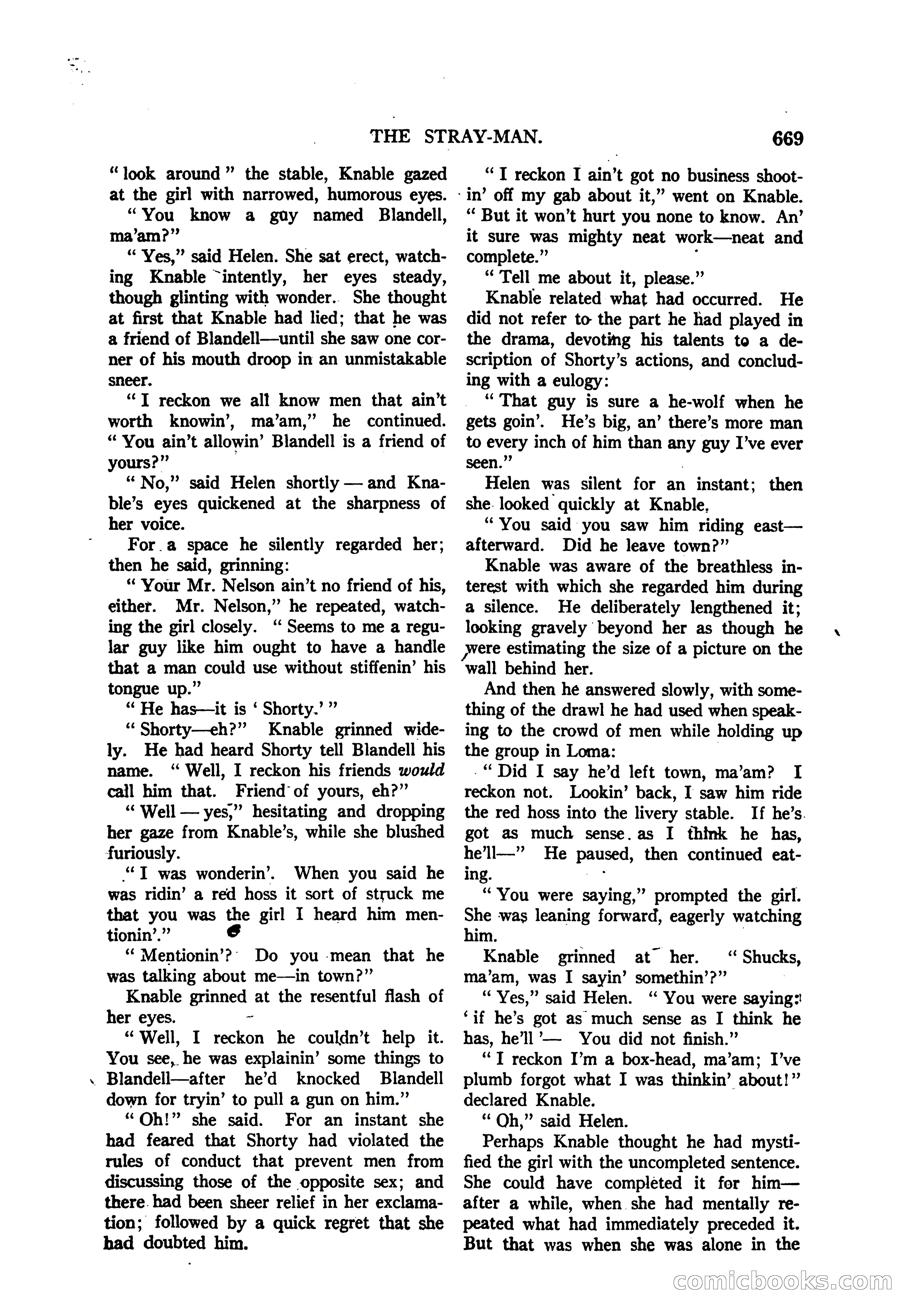 Argosy All-Story Weekly — "The Purple Limited" — page 103 of 208
