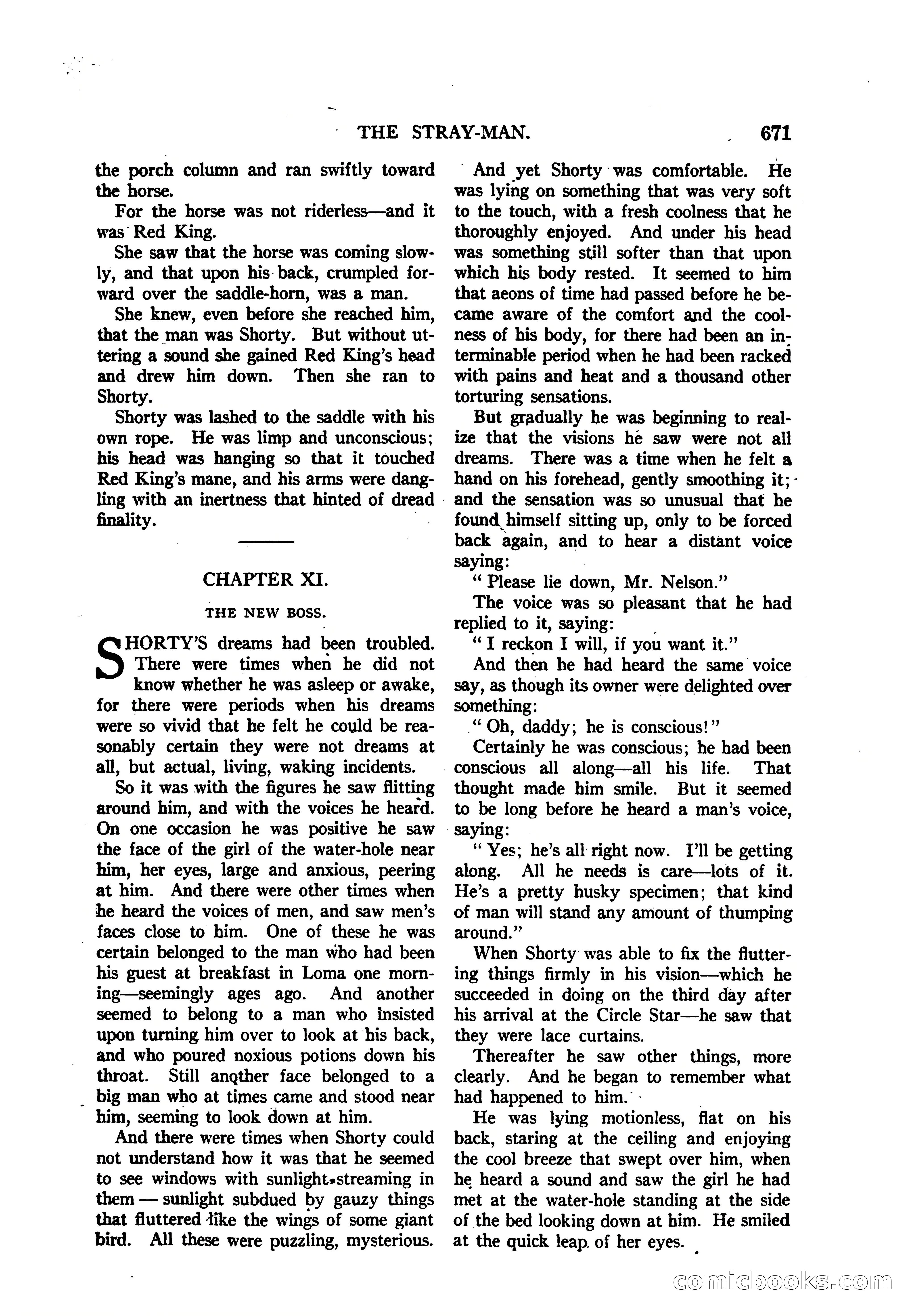 Argosy All-Story Weekly — "The Purple Limited" — page 105 of 208