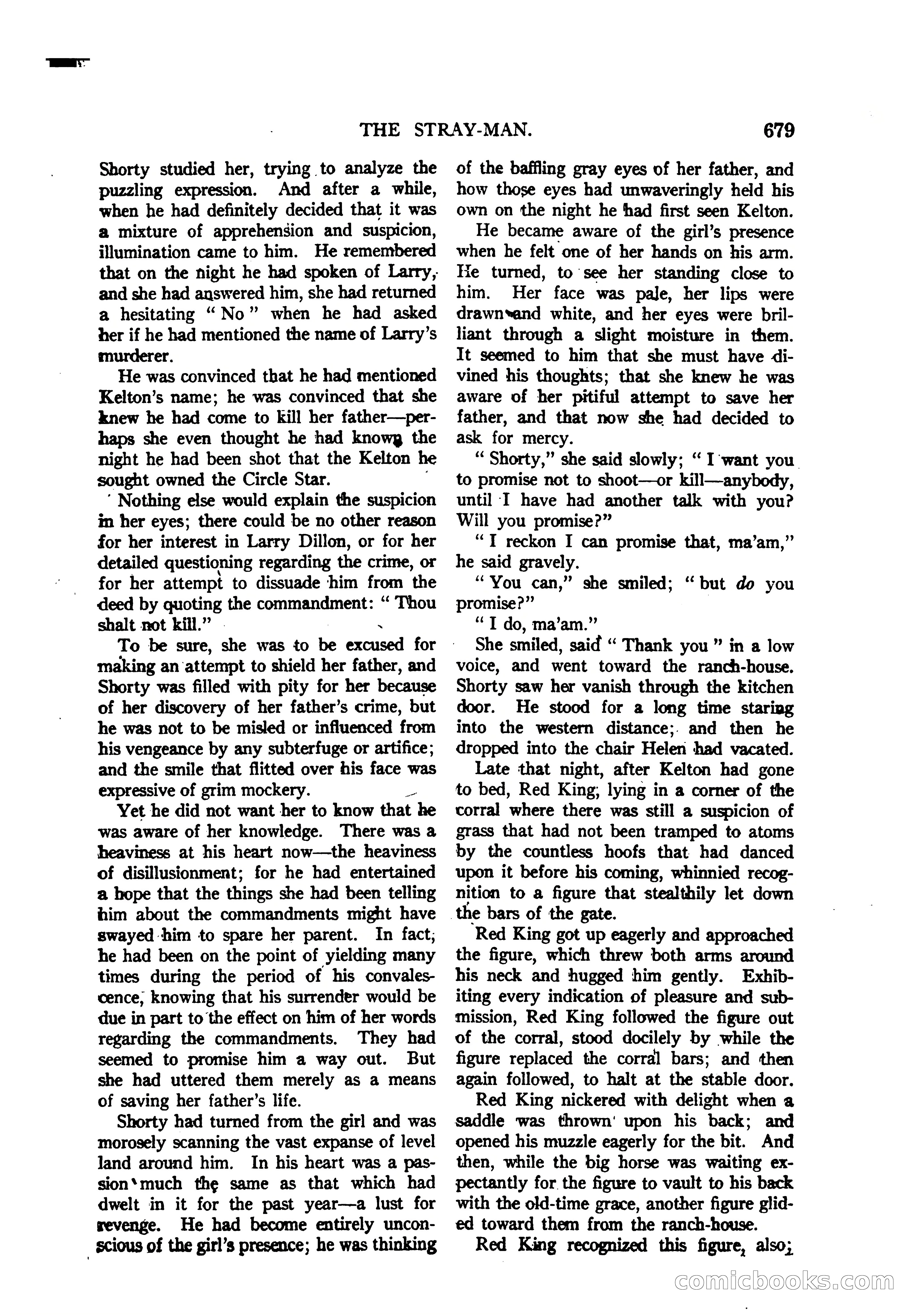 Argosy All-Story Weekly — "The Purple Limited" — page 113 of 208