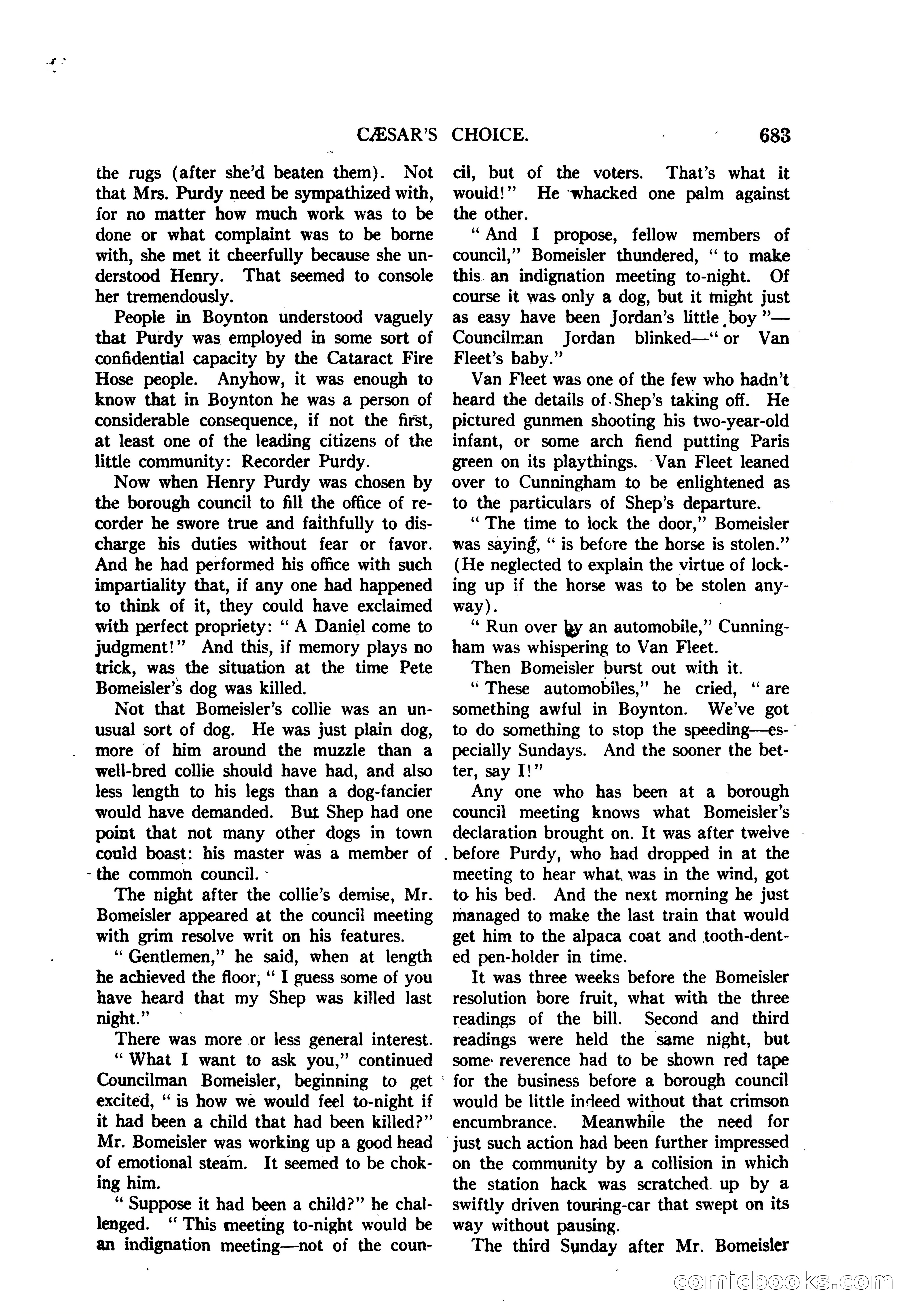 Argosy All-Story Weekly — "The Purple Limited" — page 117 of 208