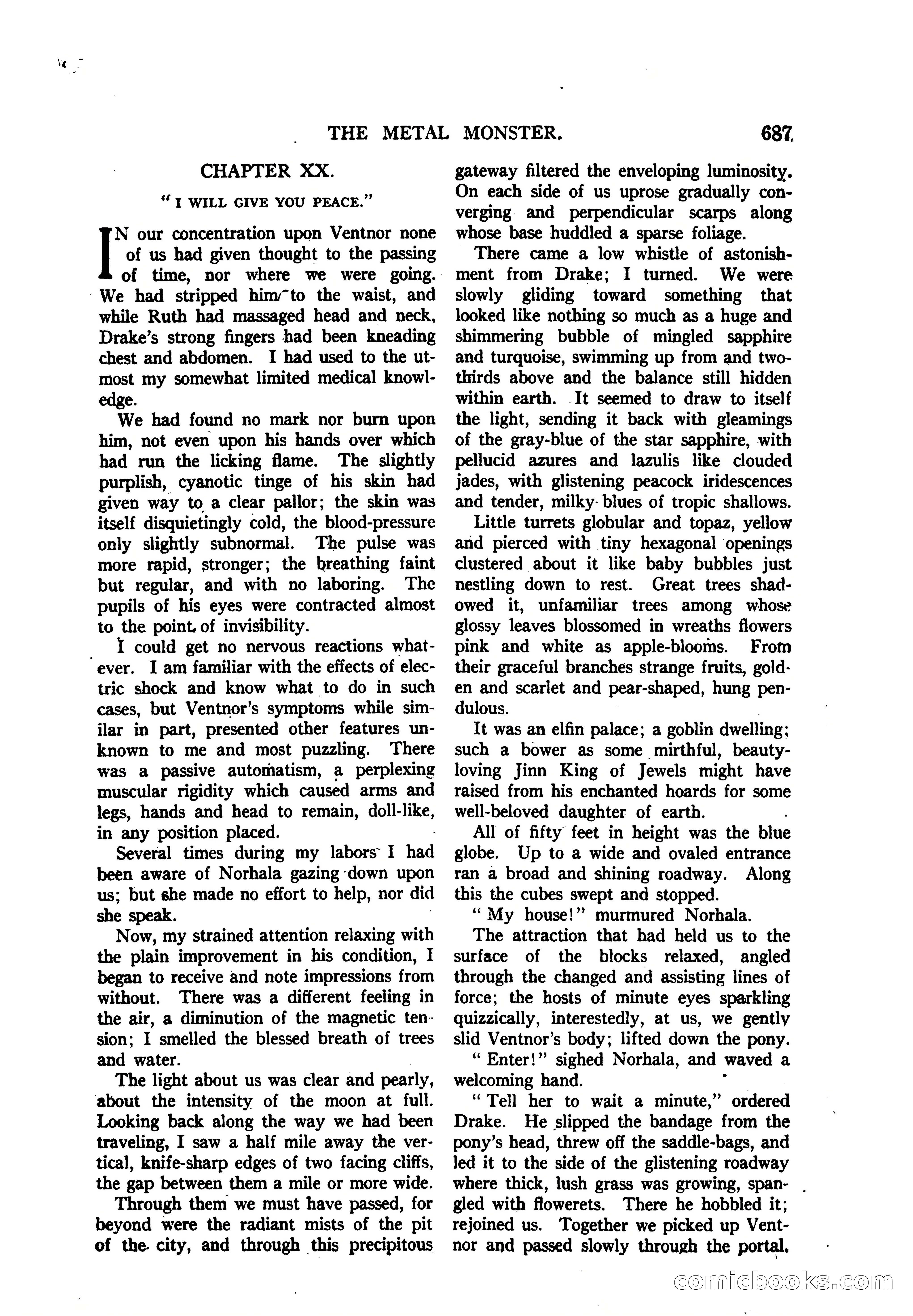 Argosy All-Story Weekly — "The Purple Limited" — page 121 of 208