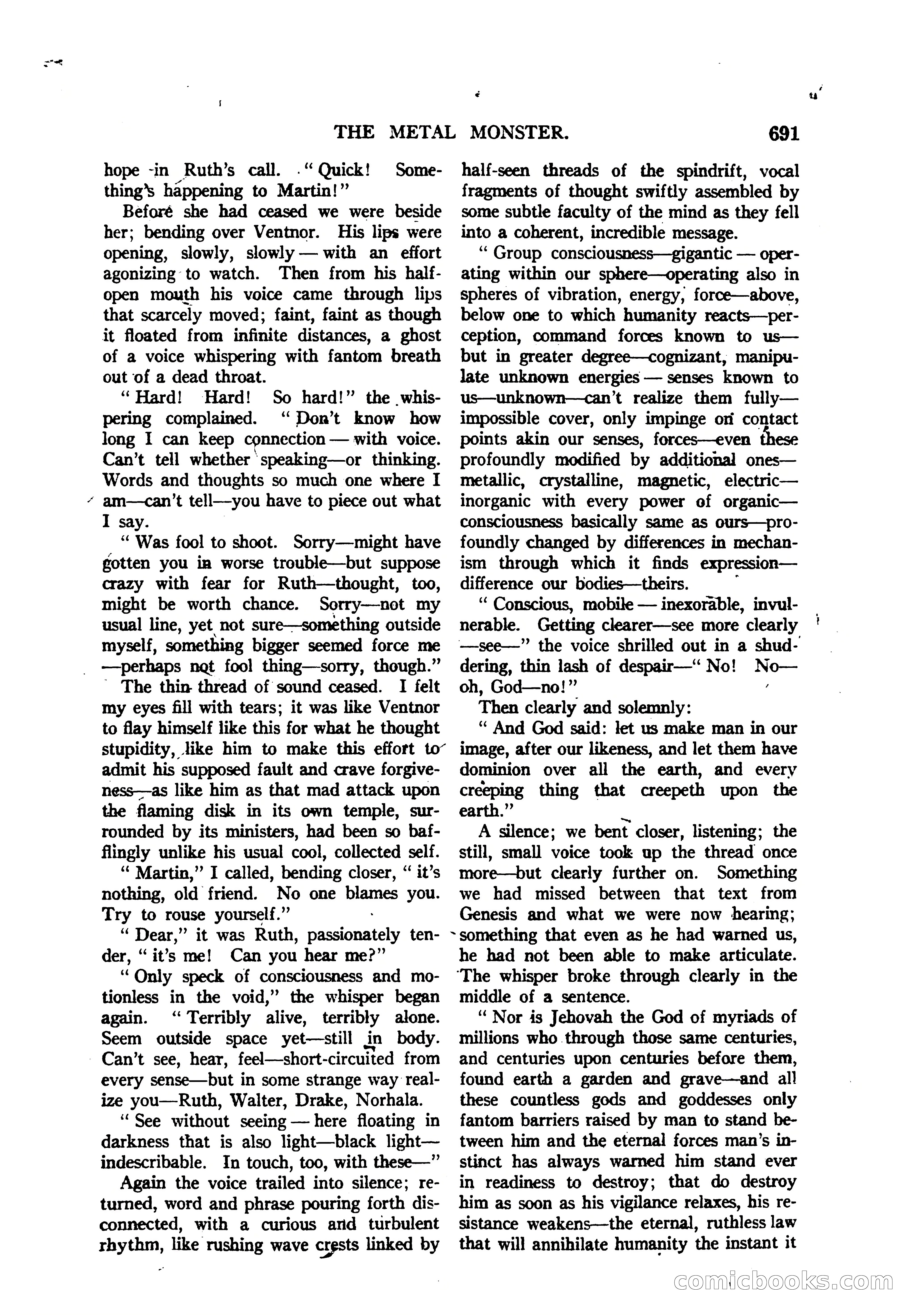 Argosy All-Story Weekly — "The Purple Limited" — page 125 of 208
