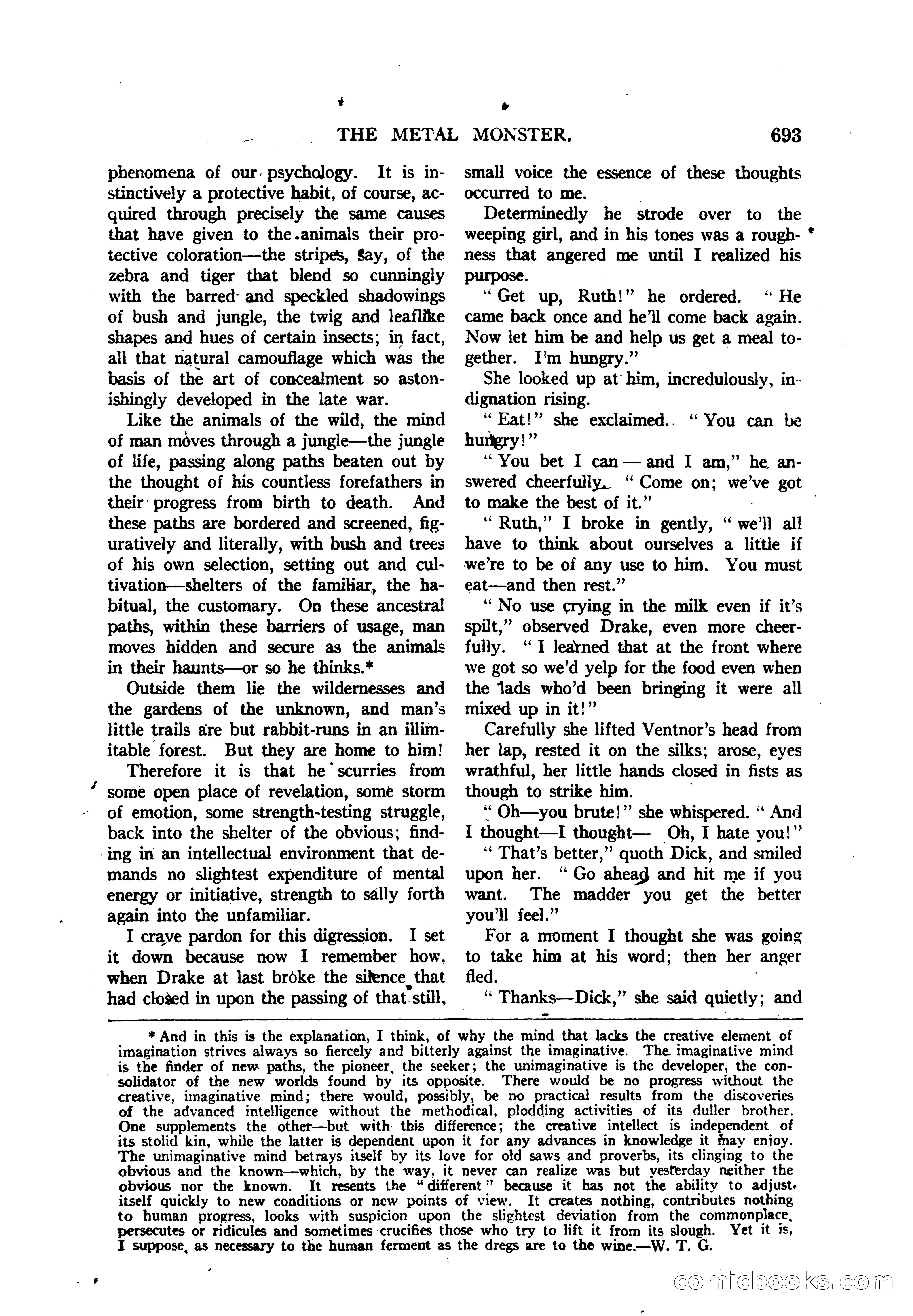 Argosy All-Story Weekly — "The Purple Limited" — page 127 of 208
