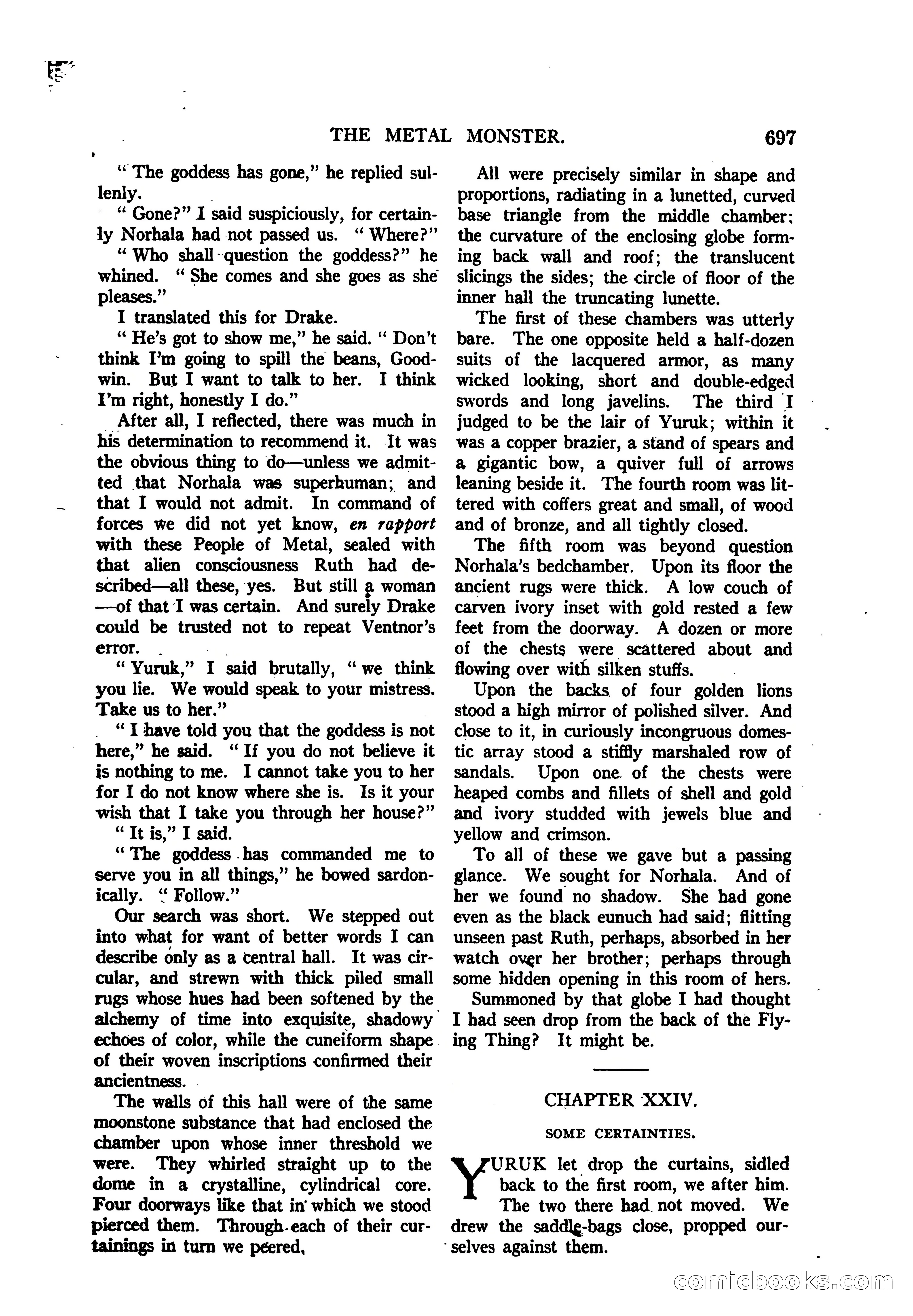 Argosy All-Story Weekly — "The Purple Limited" — page 131 of 208