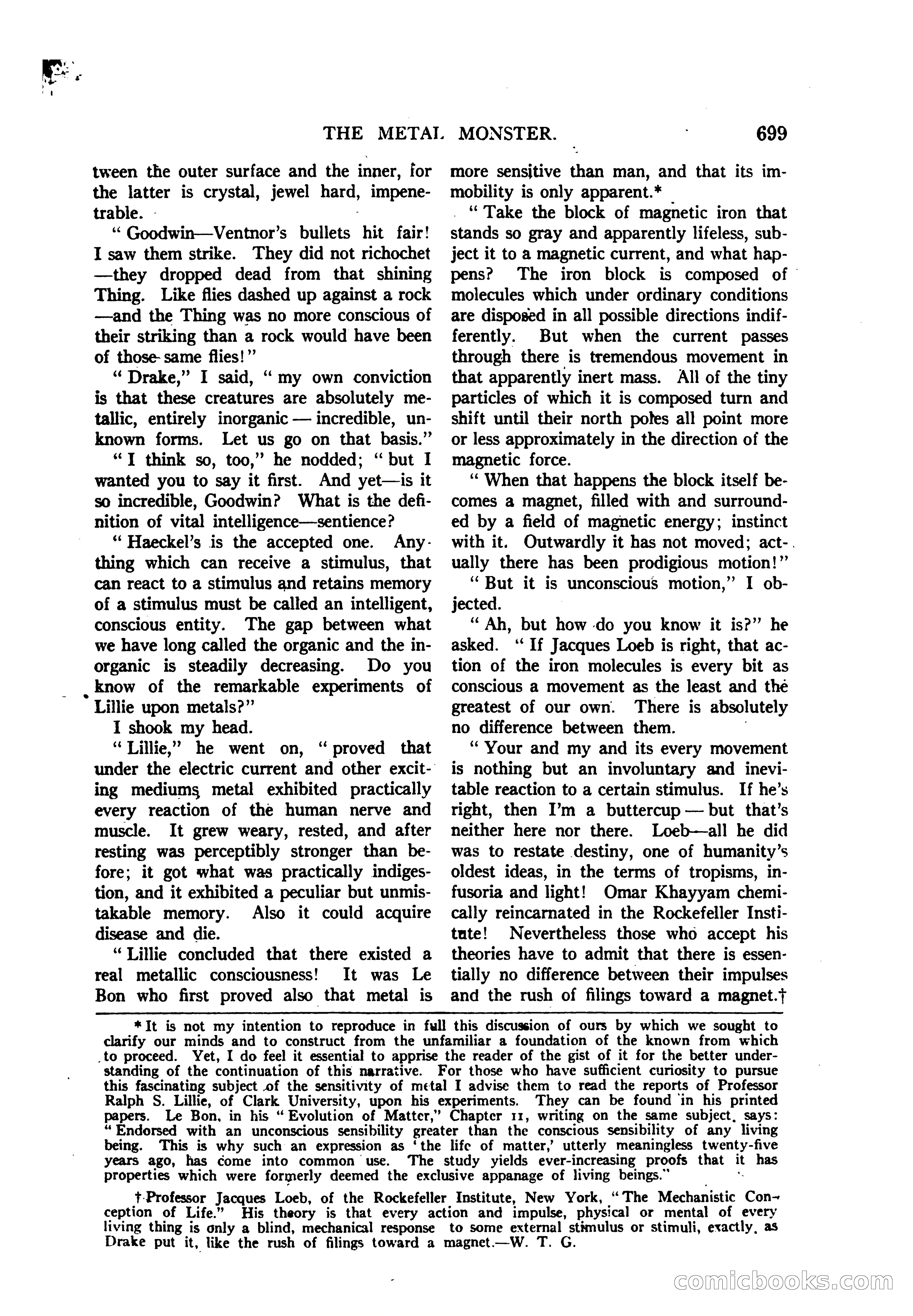 Argosy All-Story Weekly — "The Purple Limited" — page 133 of 208