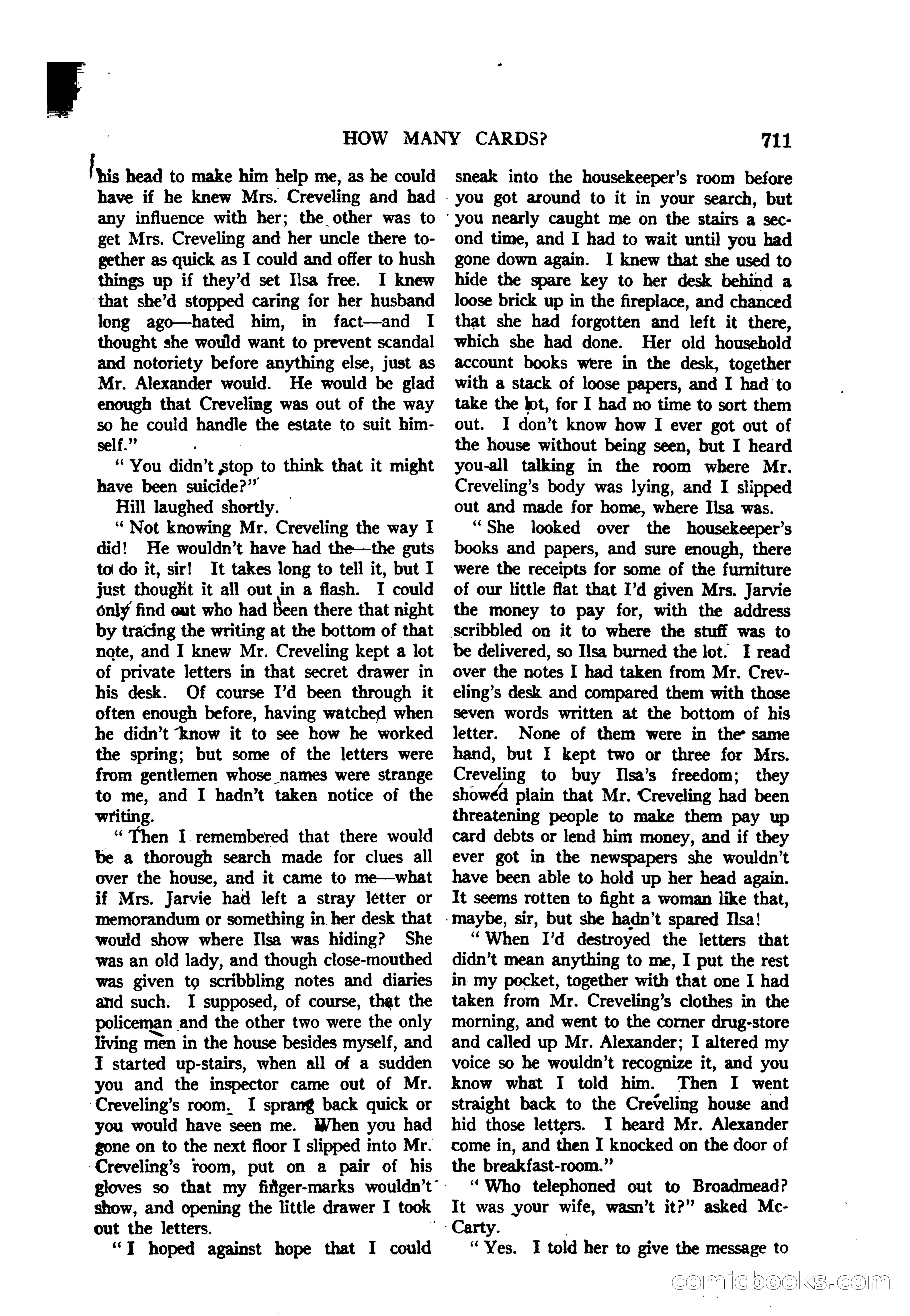 Argosy All-Story Weekly — "The Purple Limited" — page 145 of 208