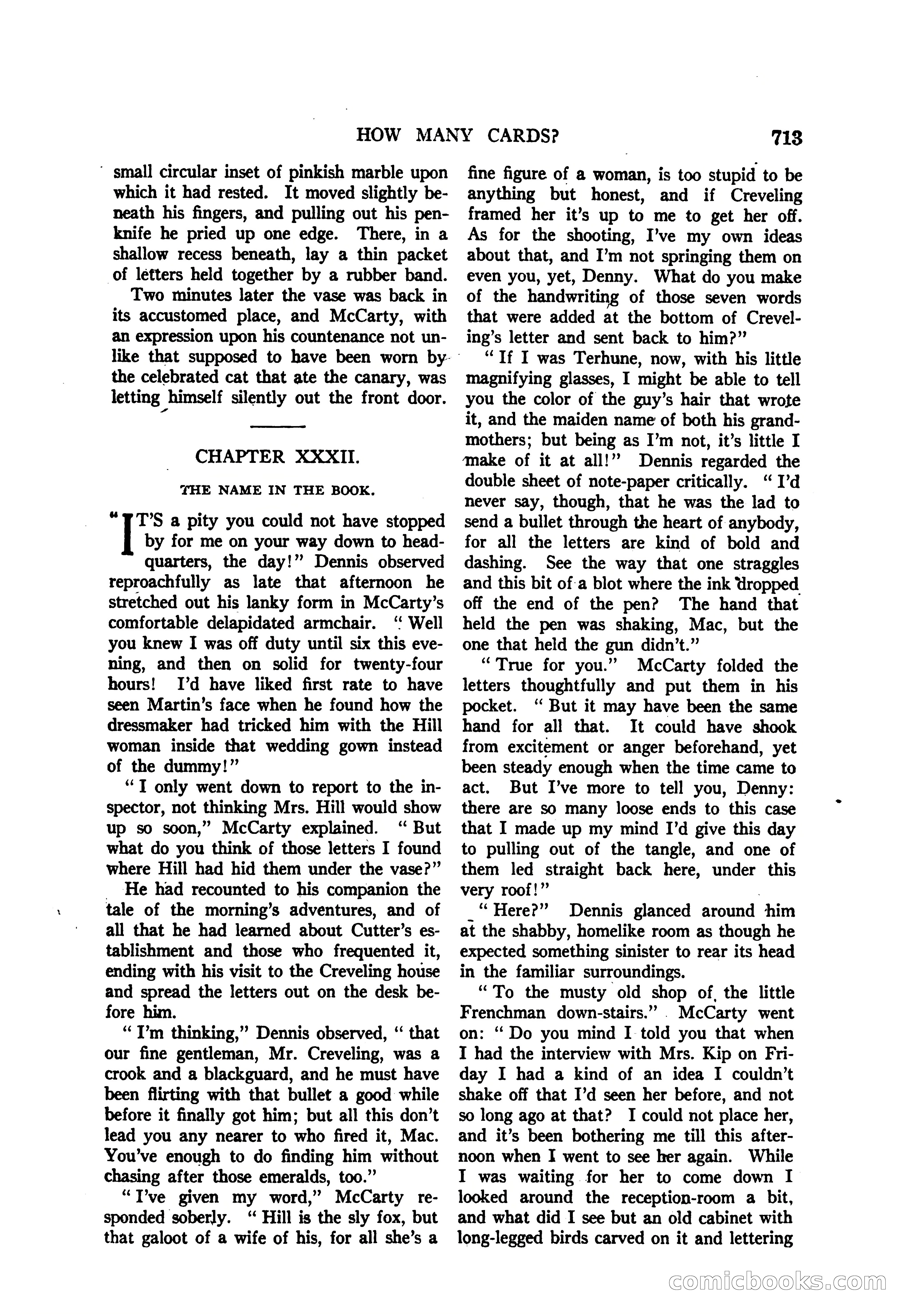 Argosy All-Story Weekly — "The Purple Limited" — page 147 of 208