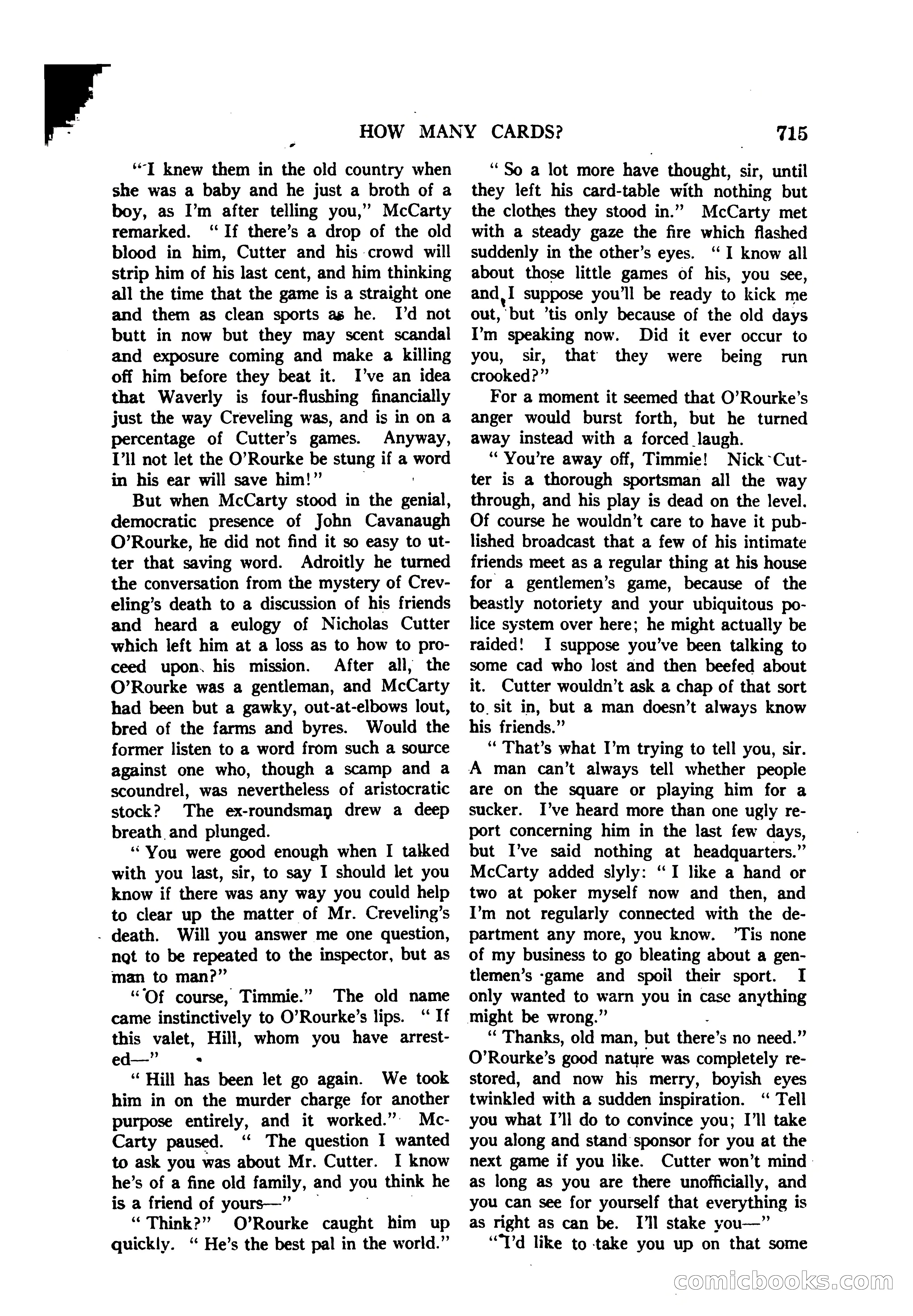 Argosy All-Story Weekly — "The Purple Limited" — page 149 of 208