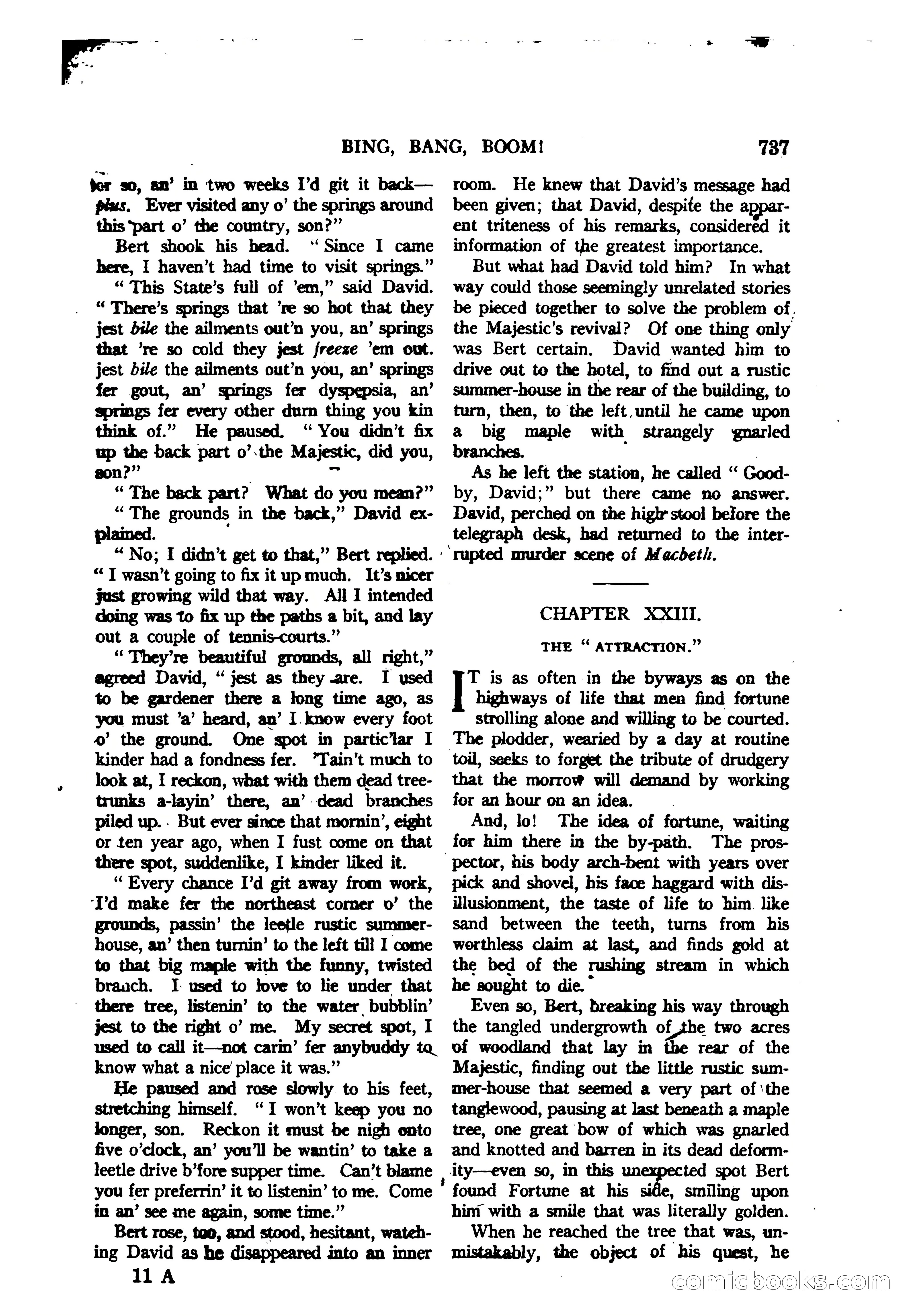 Argosy All-Story Weekly — "The Purple Limited" — page 171 of 208
