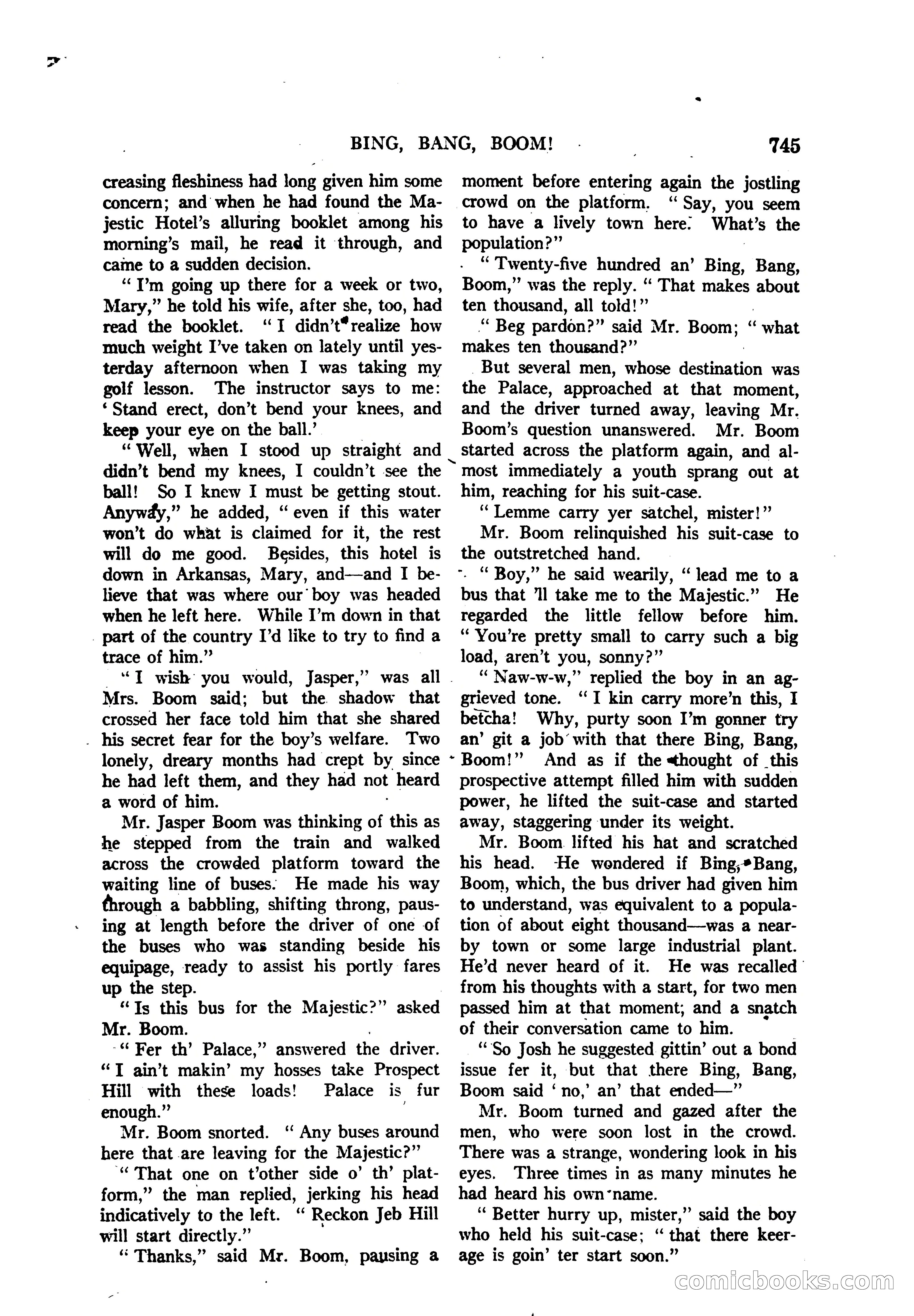 Argosy All-Story Weekly — "The Purple Limited" — page 179 of 208