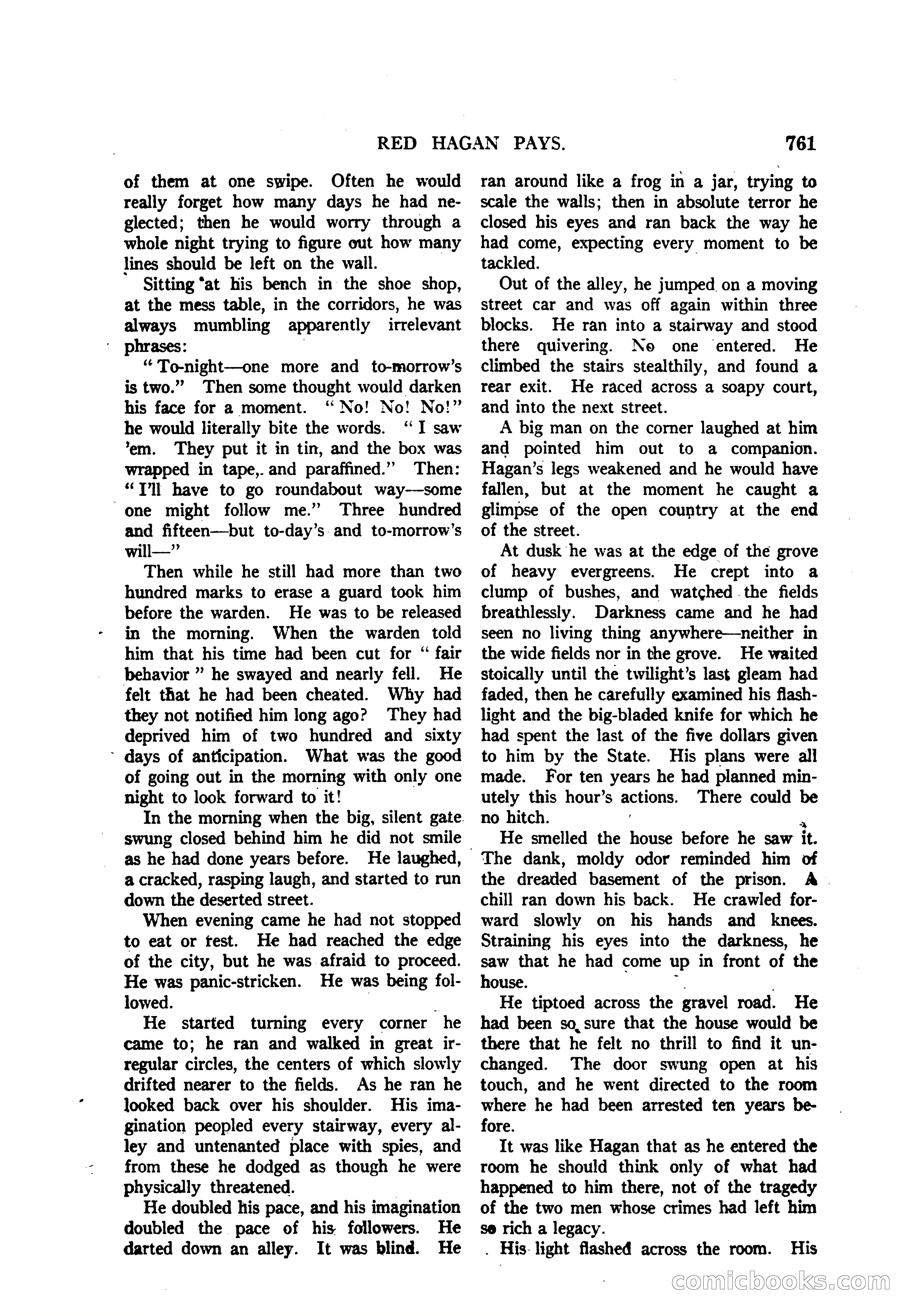 Argosy All-Story Weekly — "The Purple Limited" — page 195 of 208