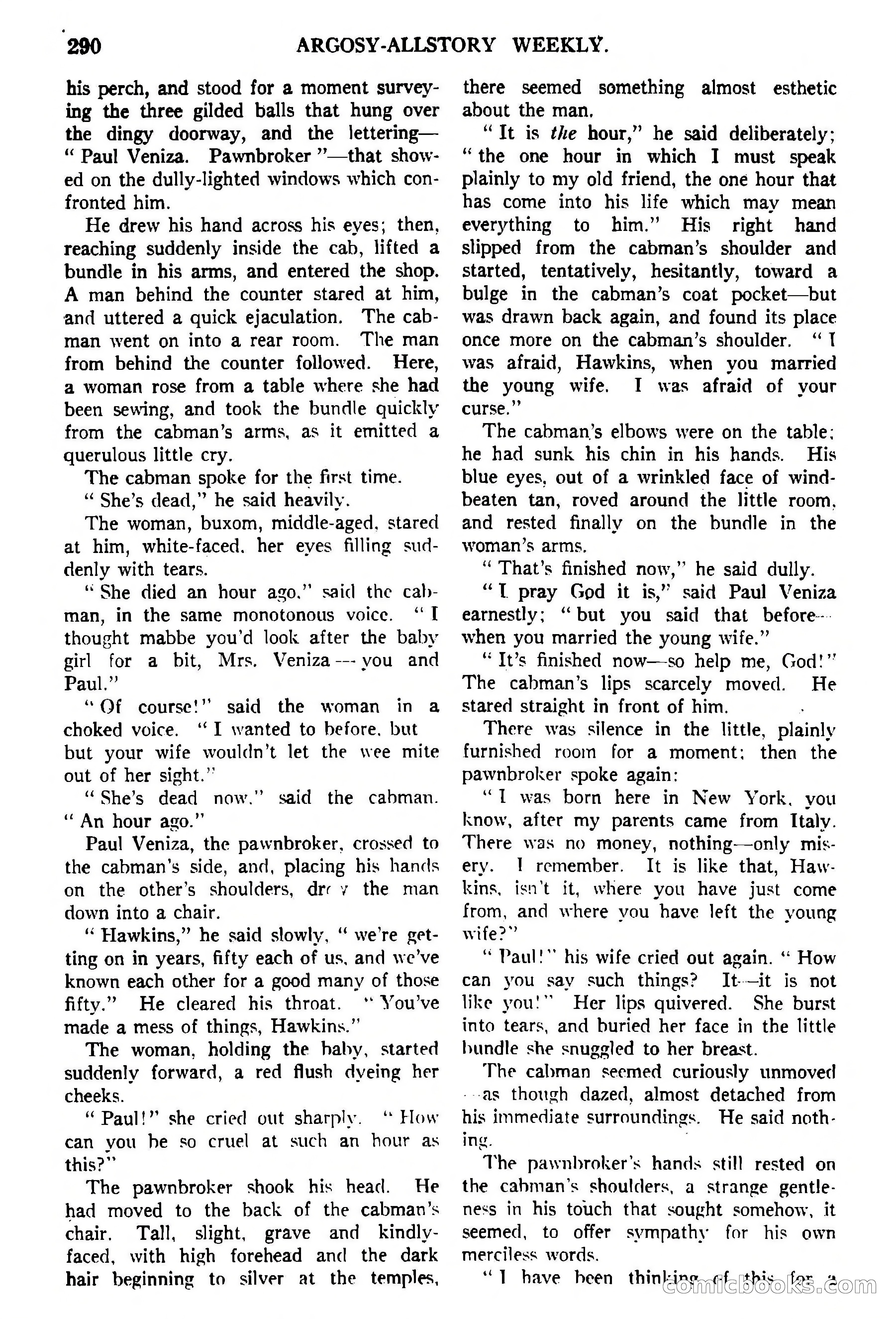 Argosy All-Story Weekly, February 5, 1921 — page 4 of 146
