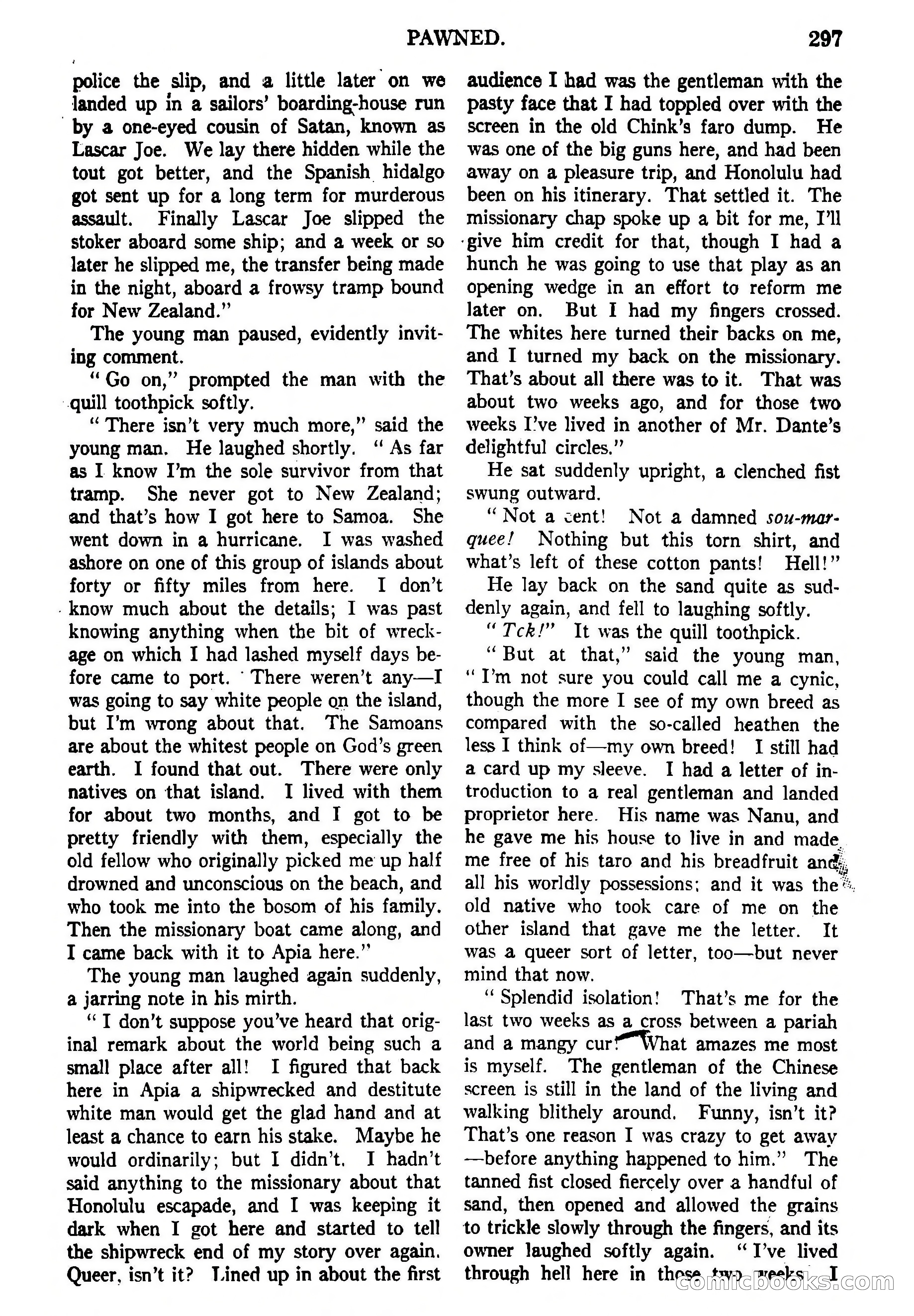 Argosy All-Story Weekly, February 5, 1921 — page 11 of 146