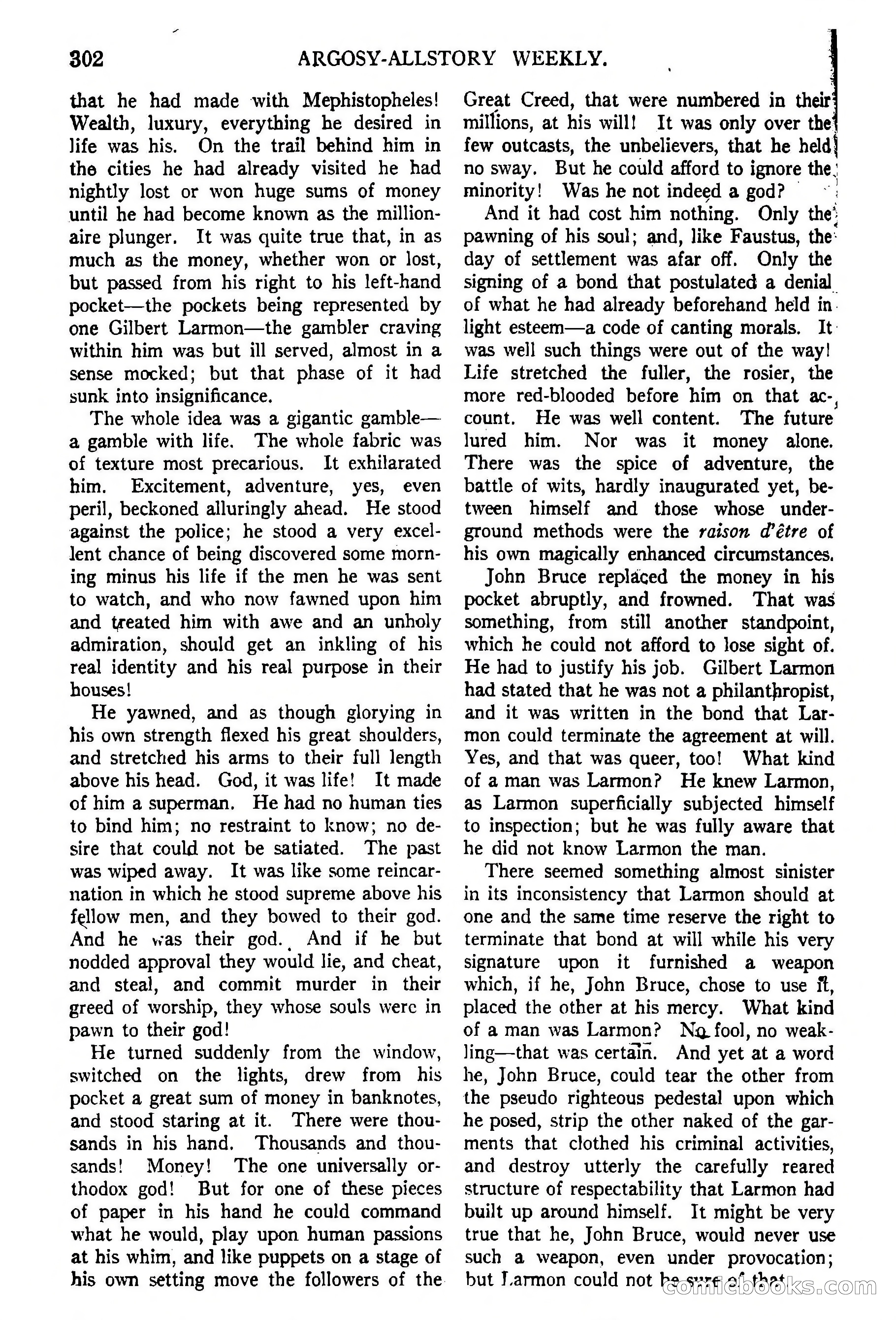 Argosy All-Story Weekly, February 5, 1921 — page 16 of 146