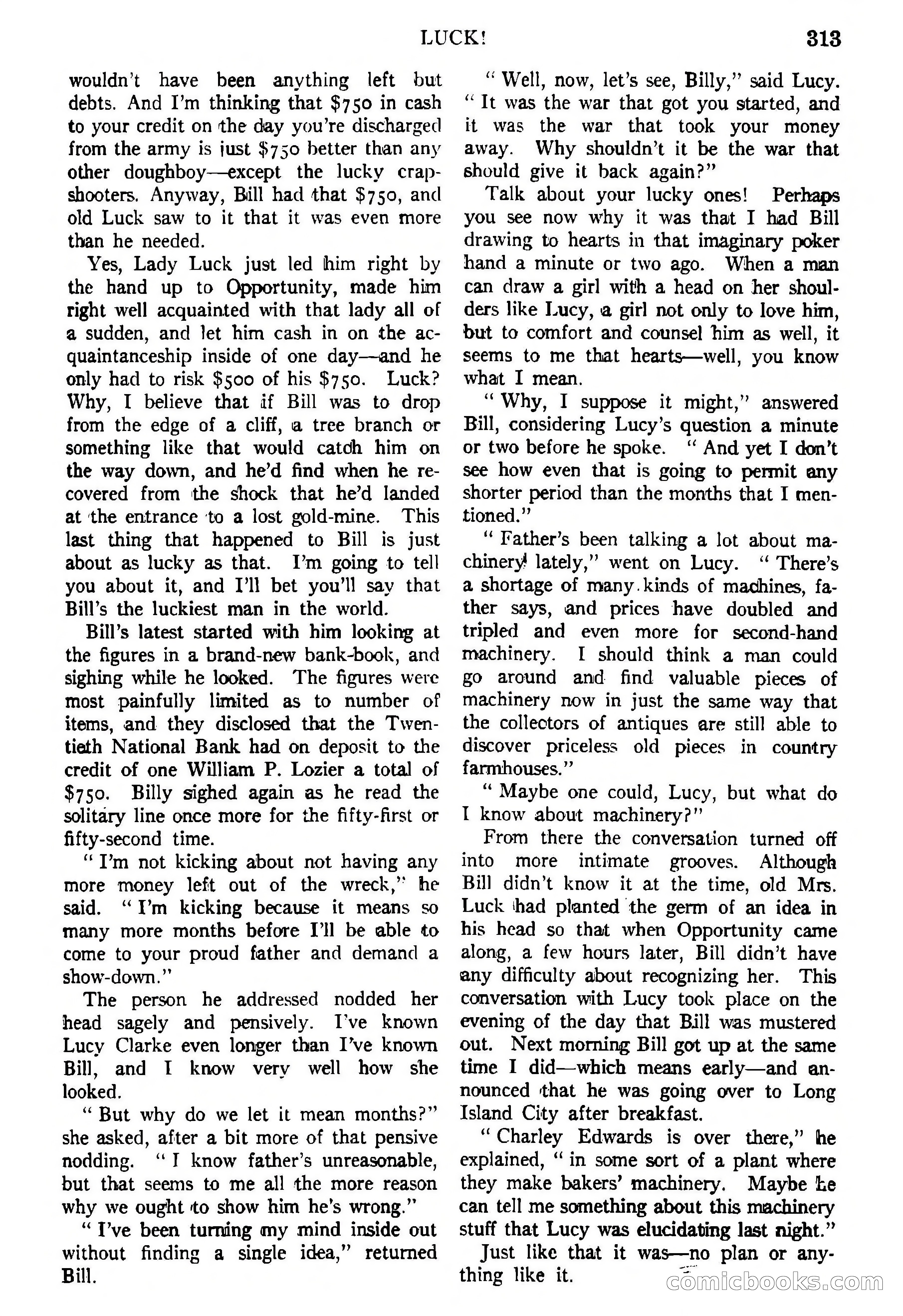 Argosy All-Story Weekly, February 5, 1921 — page 27 of 146