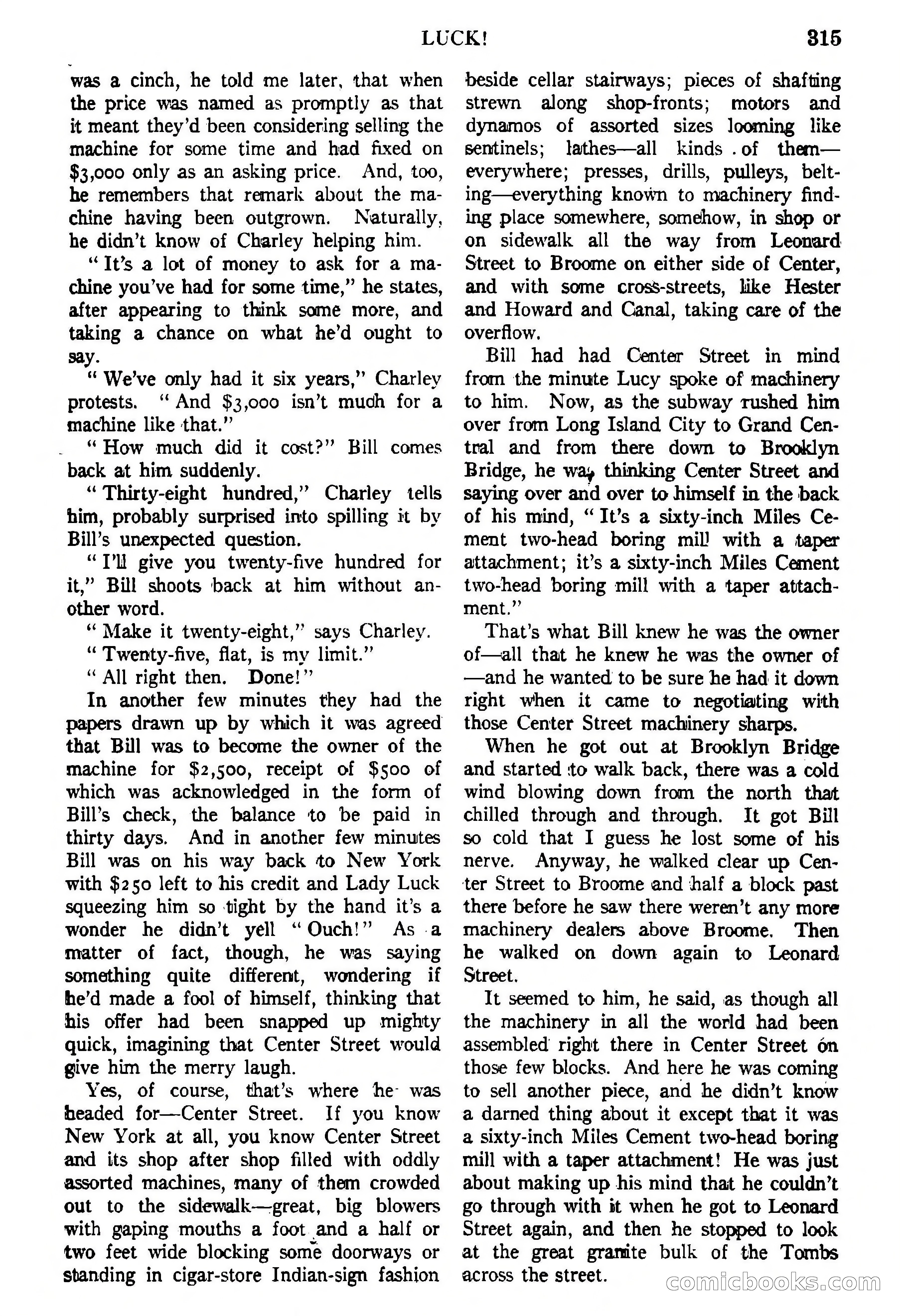Argosy All-Story Weekly, February 5, 1921 — page 29 of 146