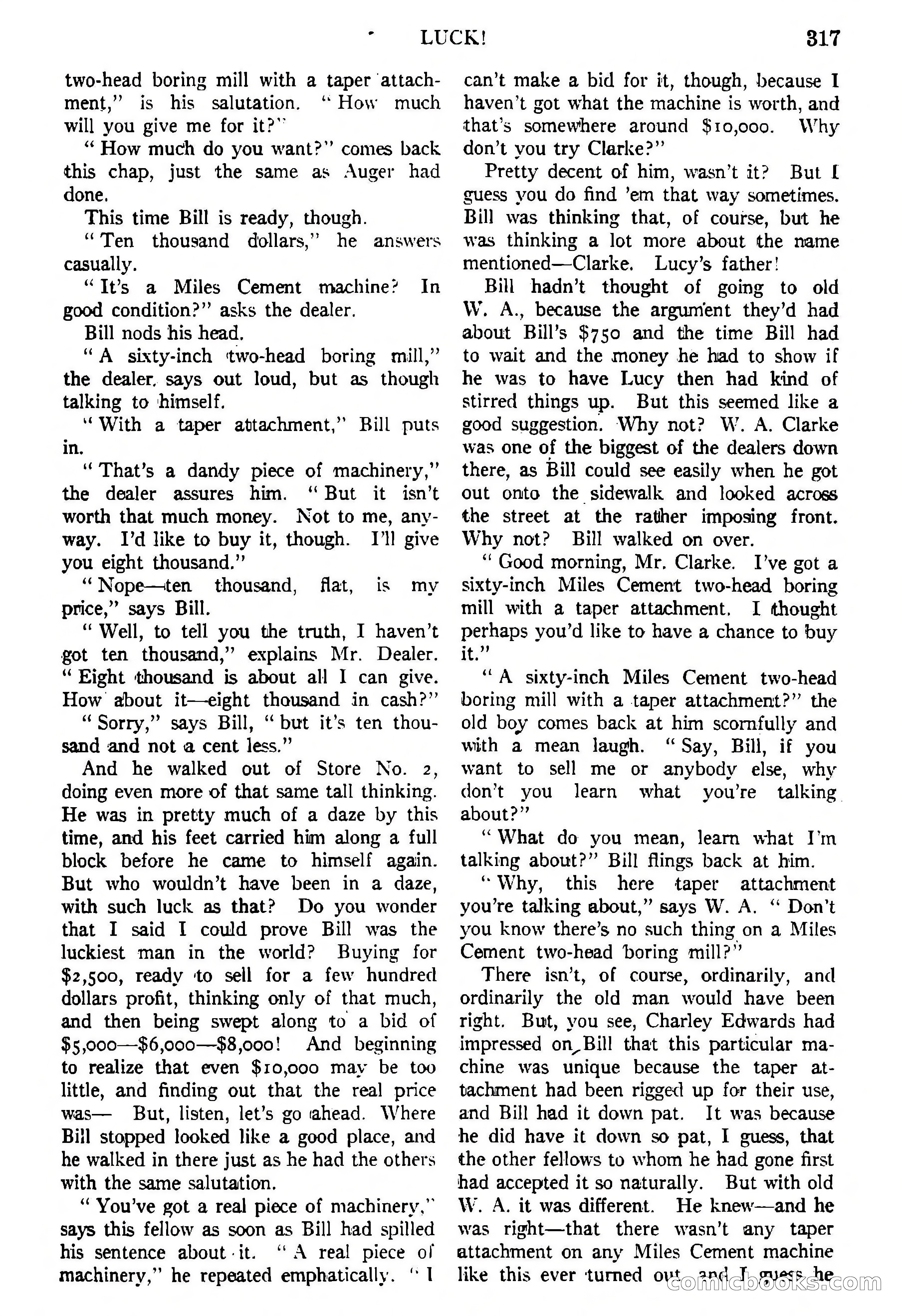 Argosy All-Story Weekly, February 5, 1921 — page 31 of 146