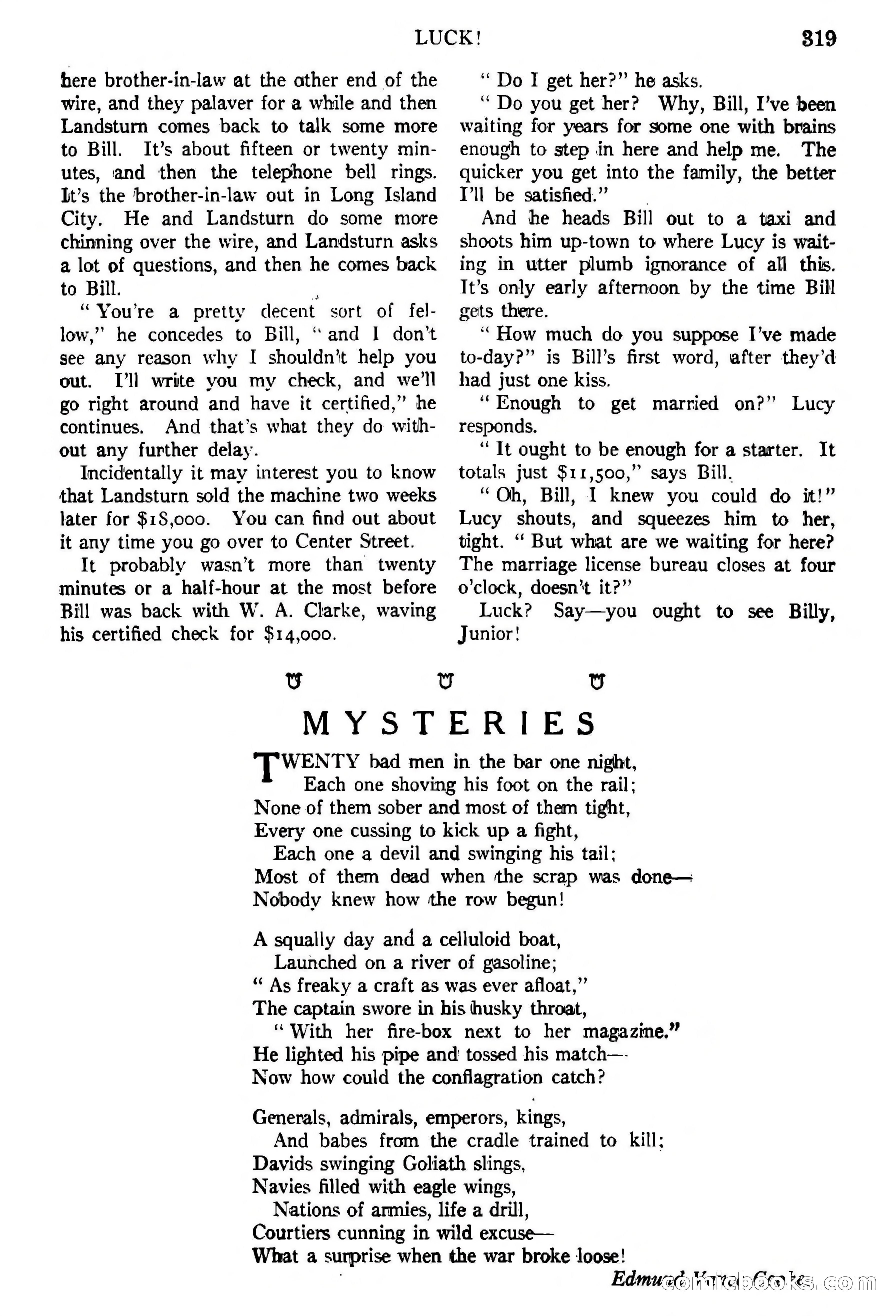 Argosy All-Story Weekly, February 5, 1921 — page 33 of 146