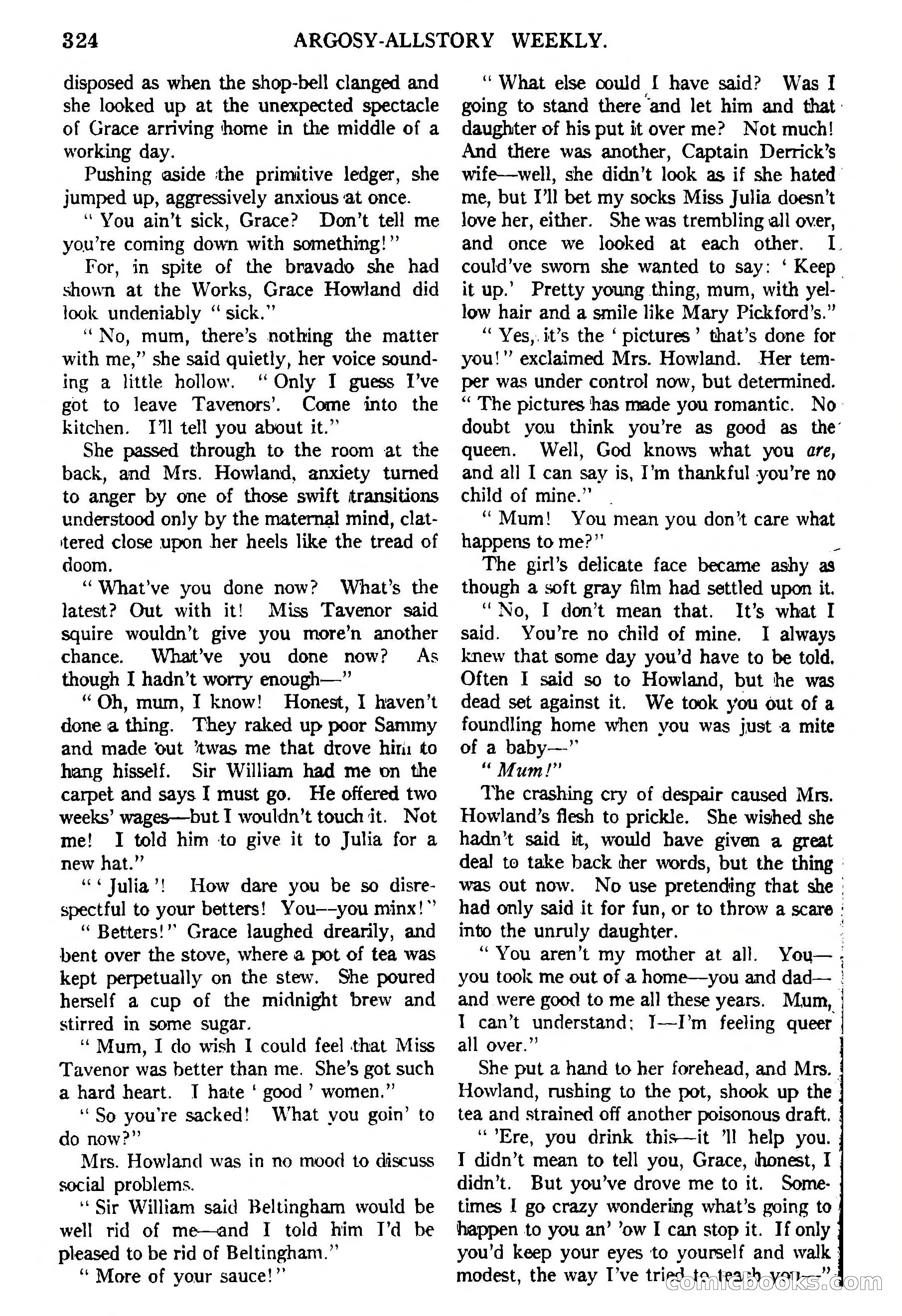 Argosy All-Story Weekly, February 5, 1921 — page 38 of 146
