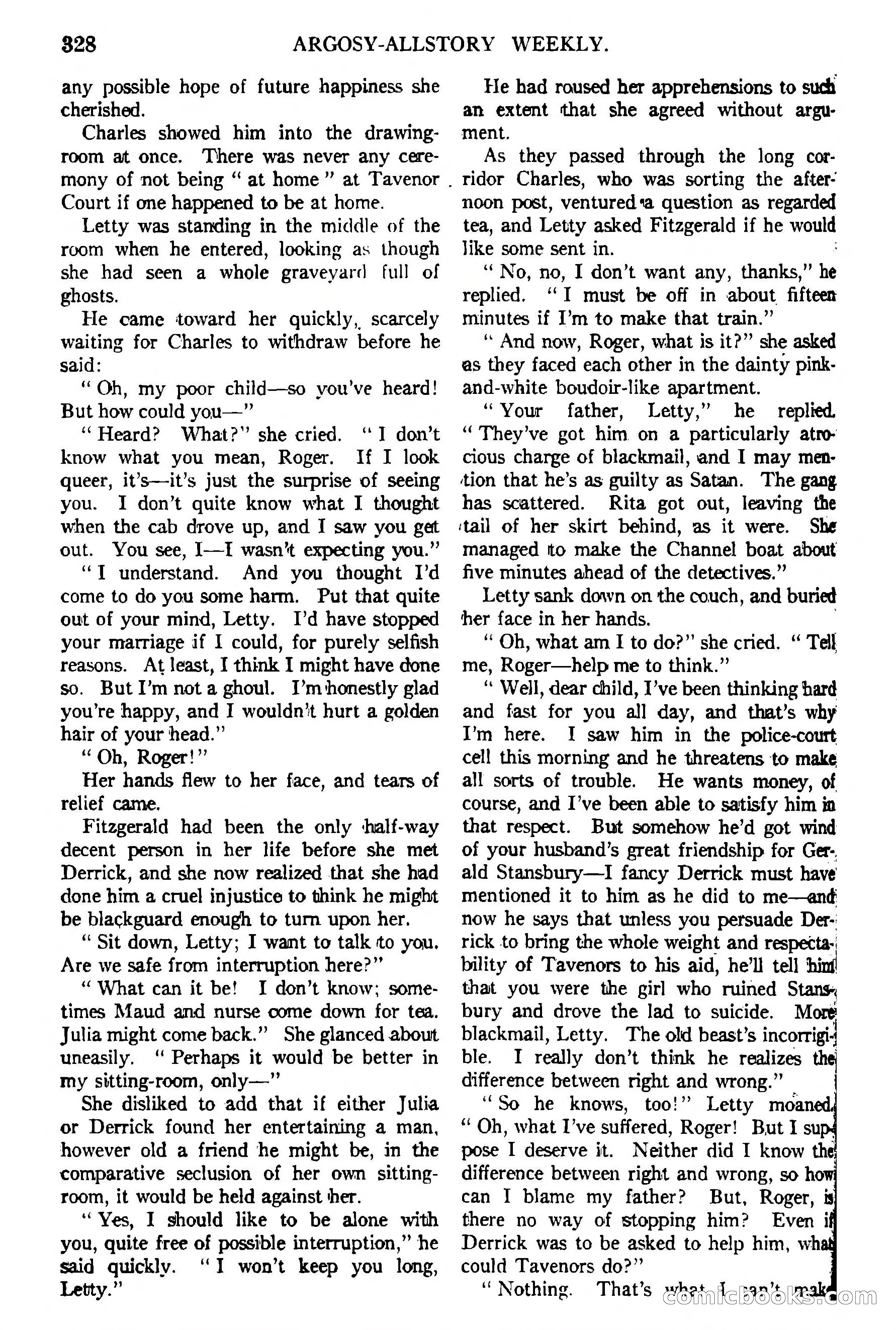Argosy All-Story Weekly, February 5, 1921 — page 42 of 146