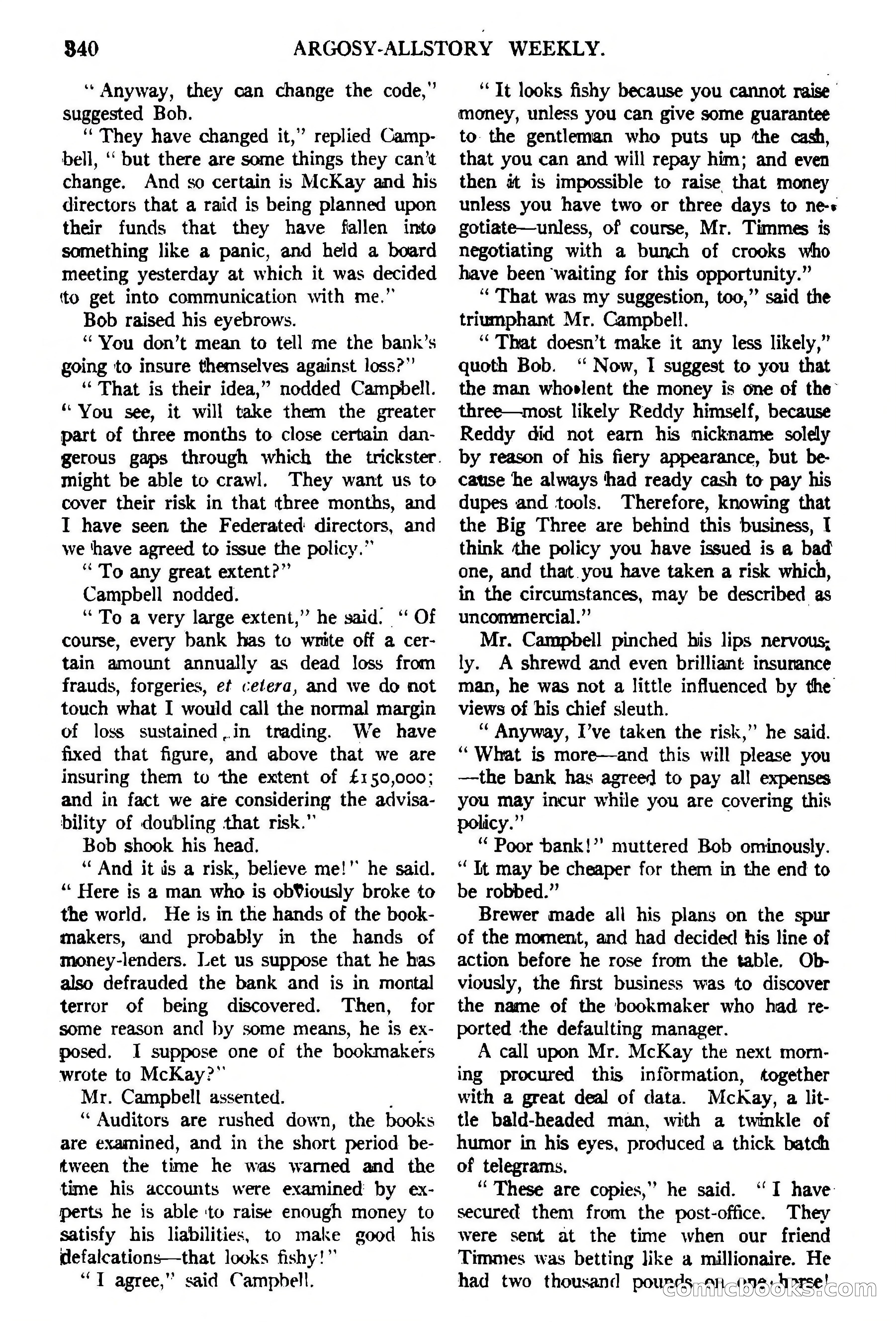 Argosy All-Story Weekly, February 5, 1921 — page 54 of 146