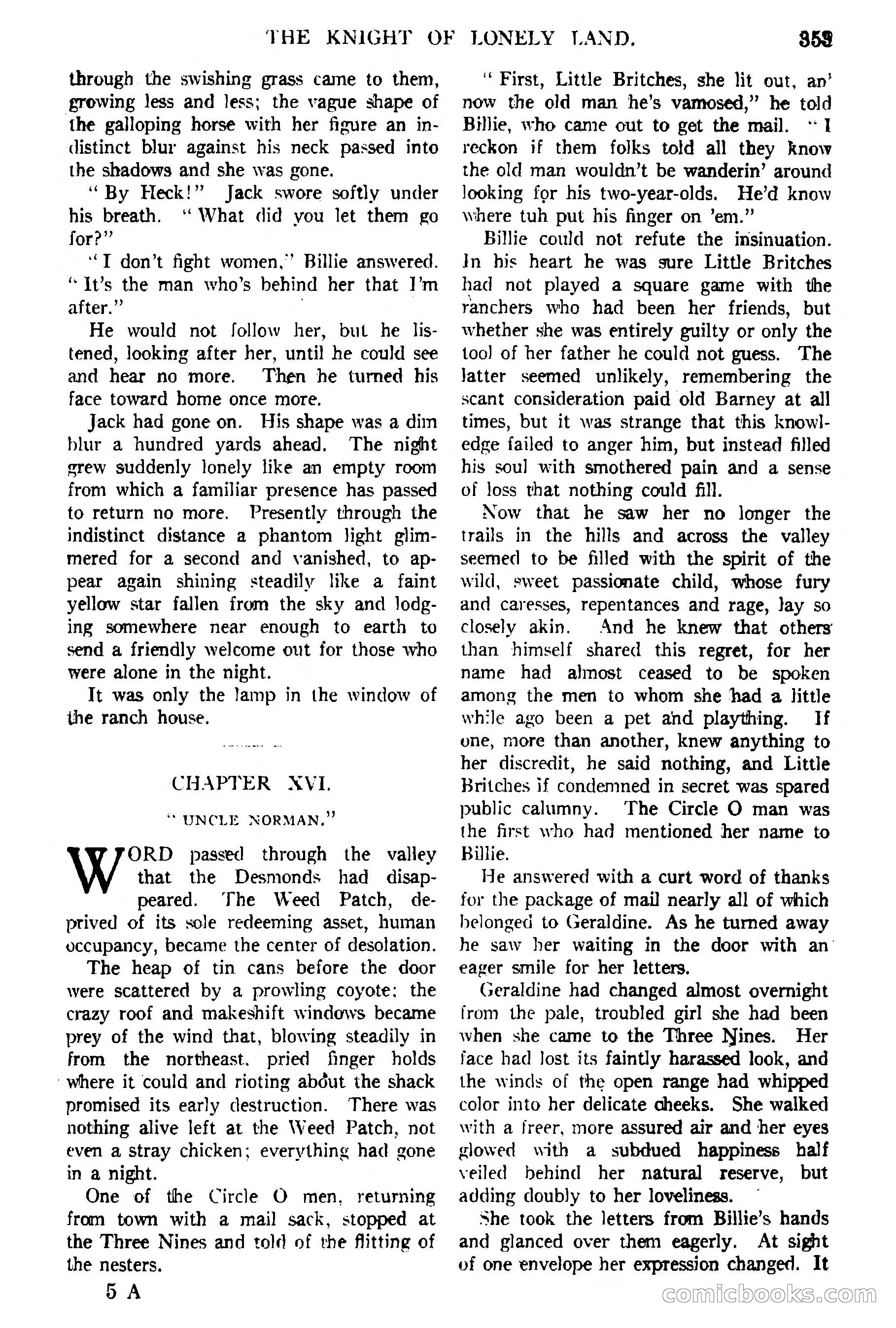 Argosy All-Story Weekly, February 5, 1921 — page 67 of 146