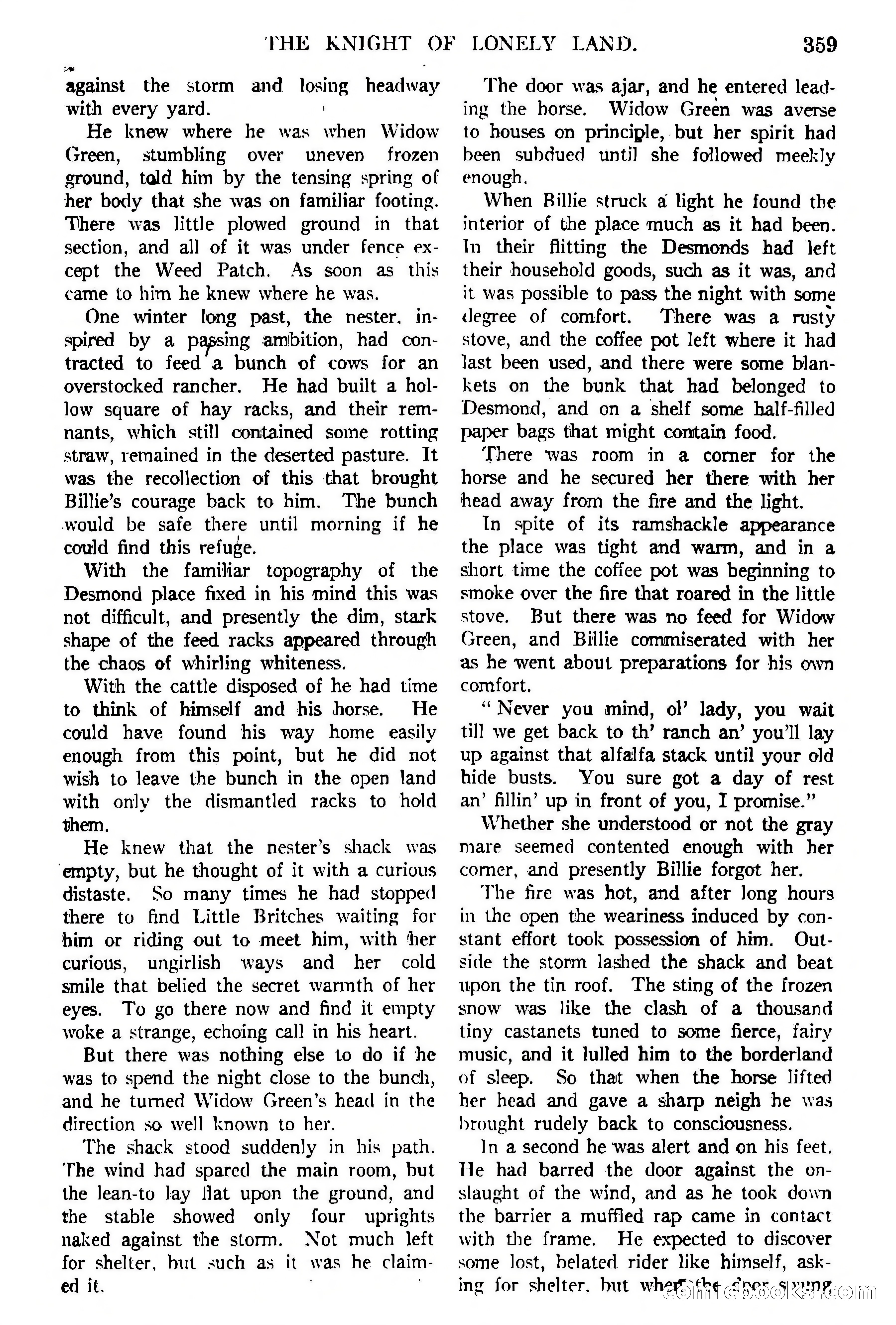Argosy All-Story Weekly, February 5, 1921 — page 73 of 146