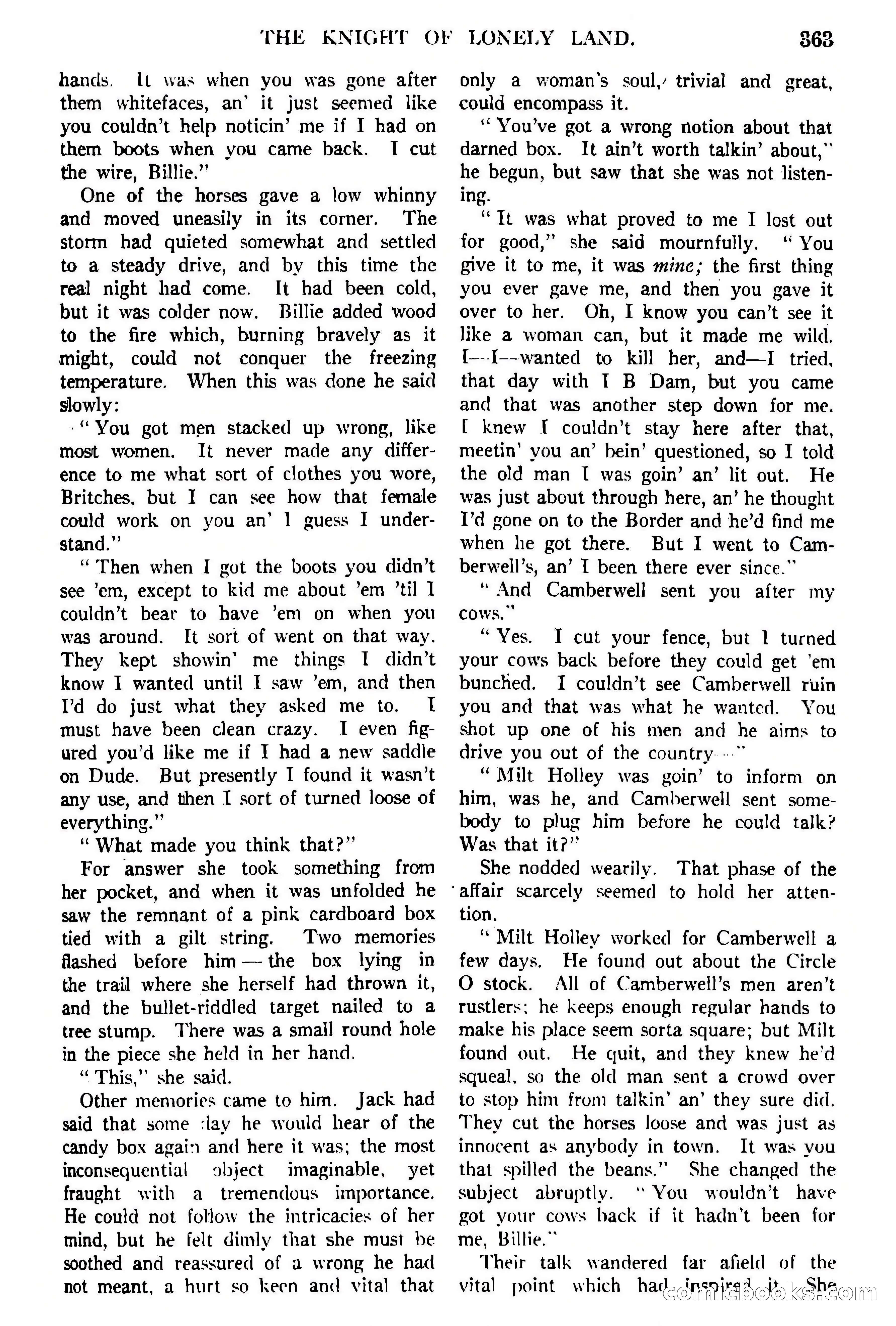 Argosy All-Story Weekly, February 5, 1921 — page 77 of 146