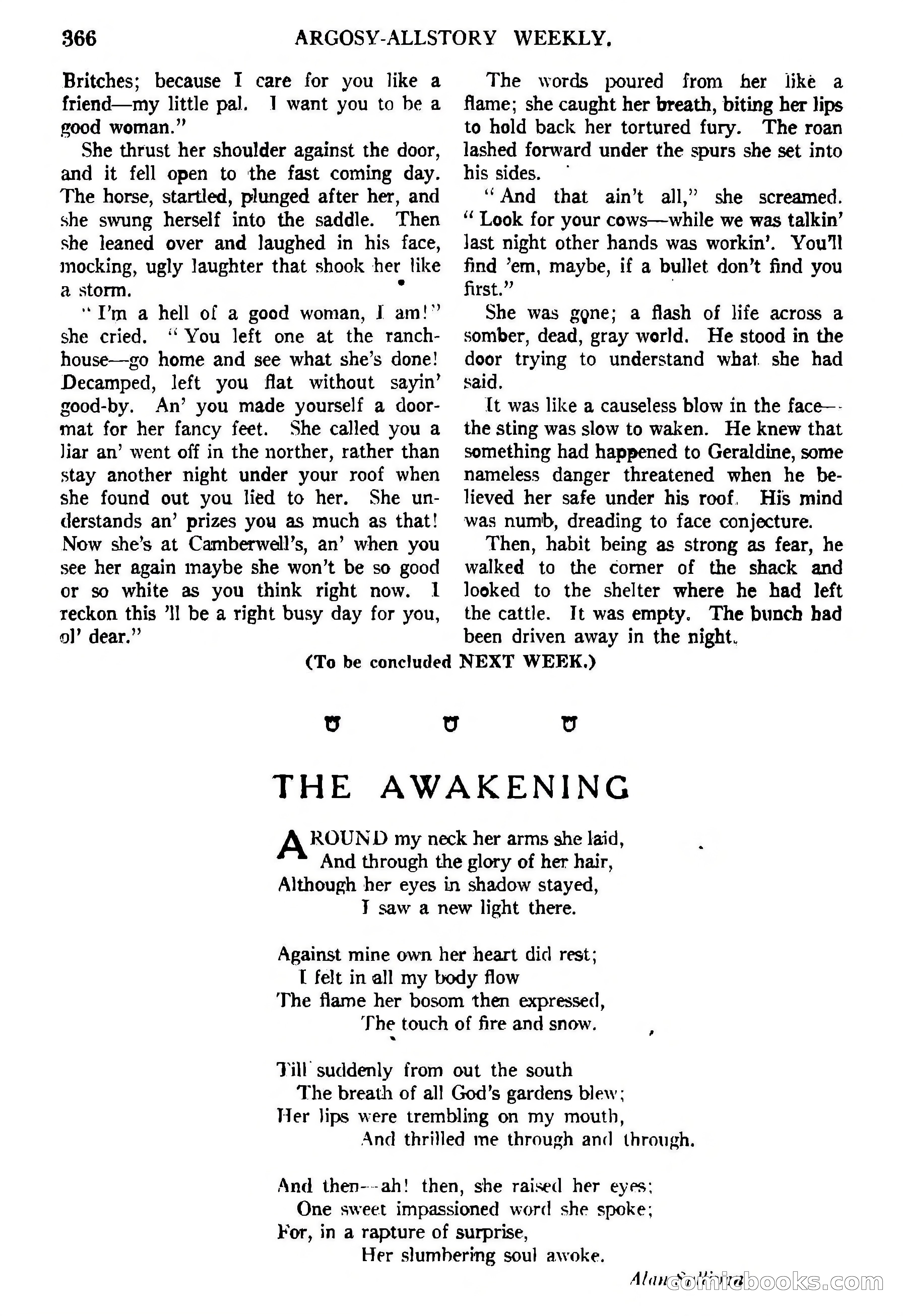 Argosy All-Story Weekly, February 5, 1921 — page 80 of 146