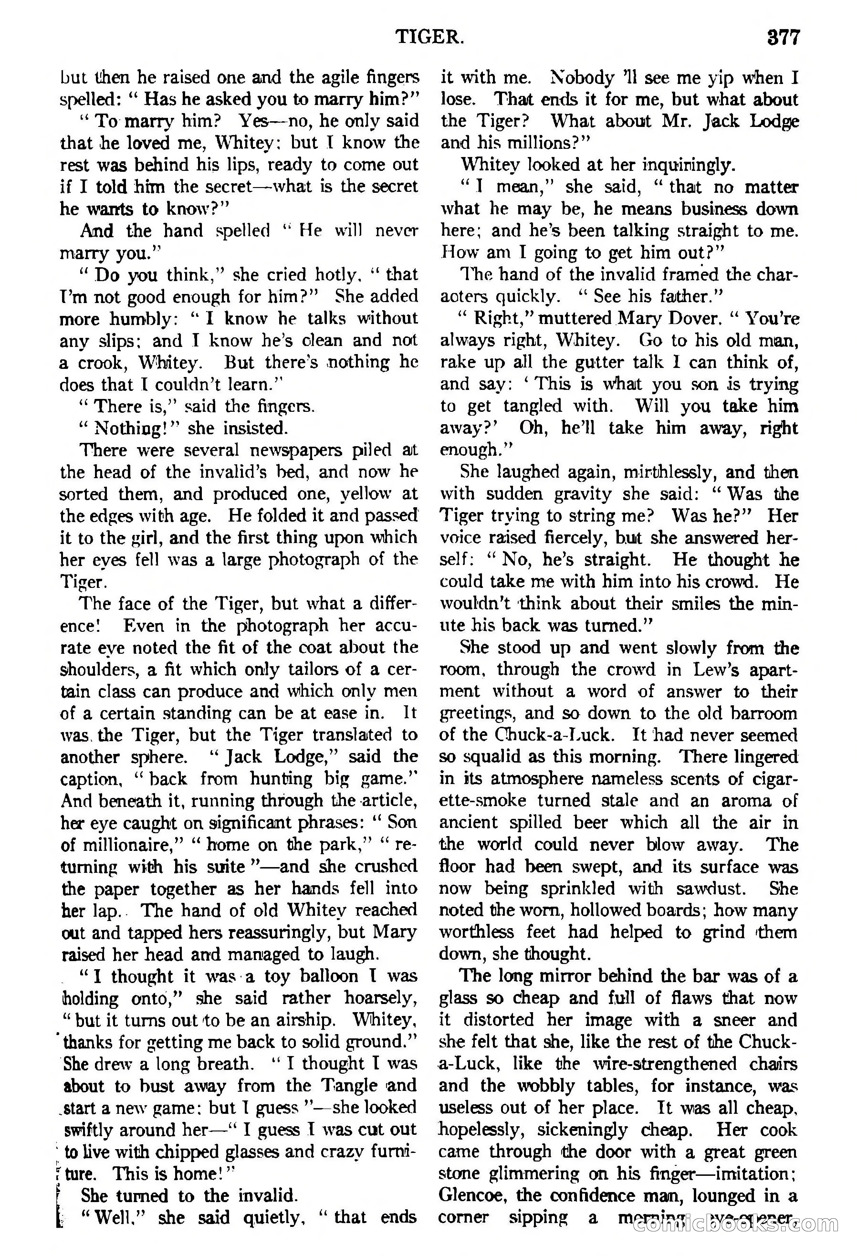 Argosy All-Story Weekly, February 5, 1921 — page 91 of 146