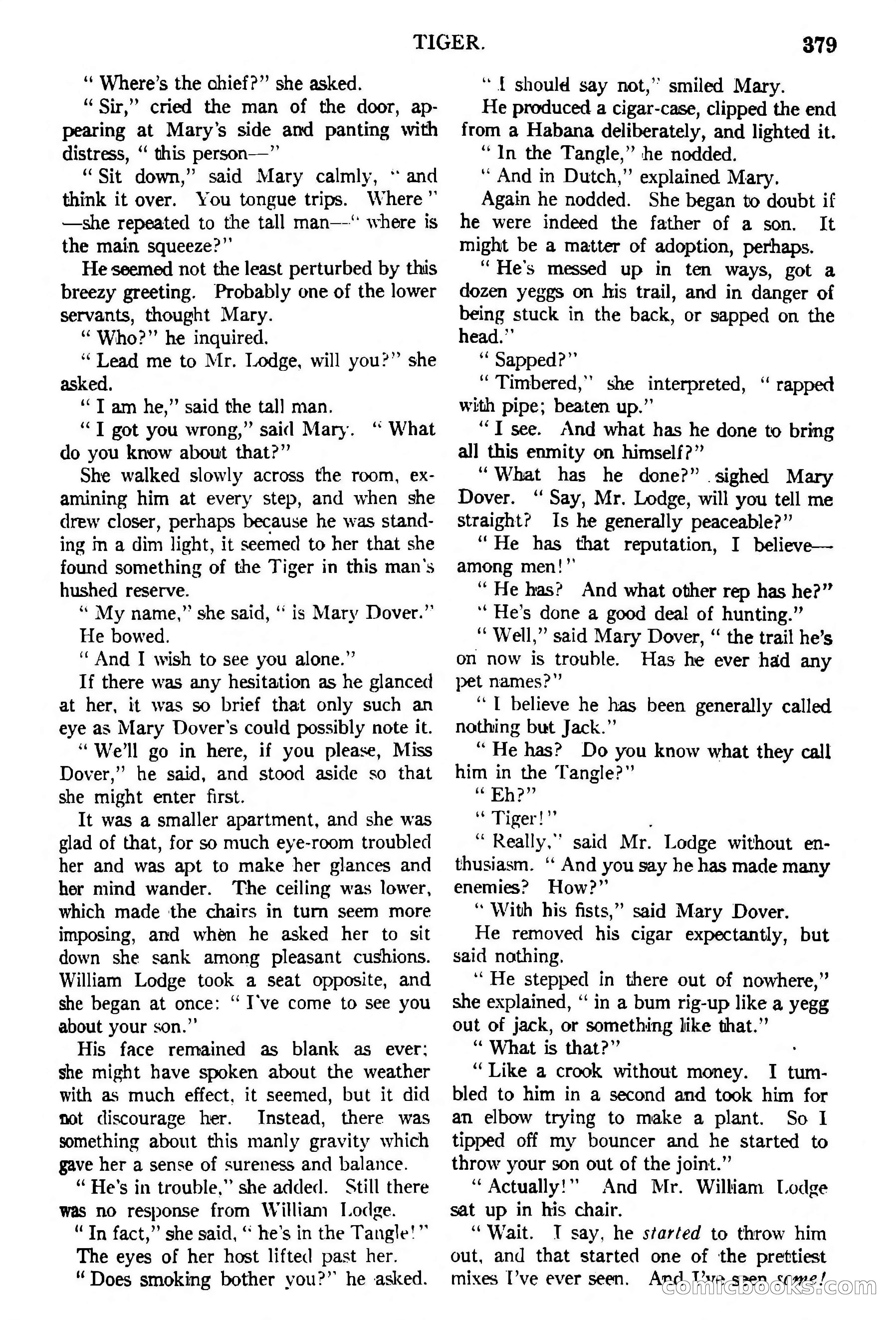 Argosy All-Story Weekly, February 5, 1921 — page 93 of 146