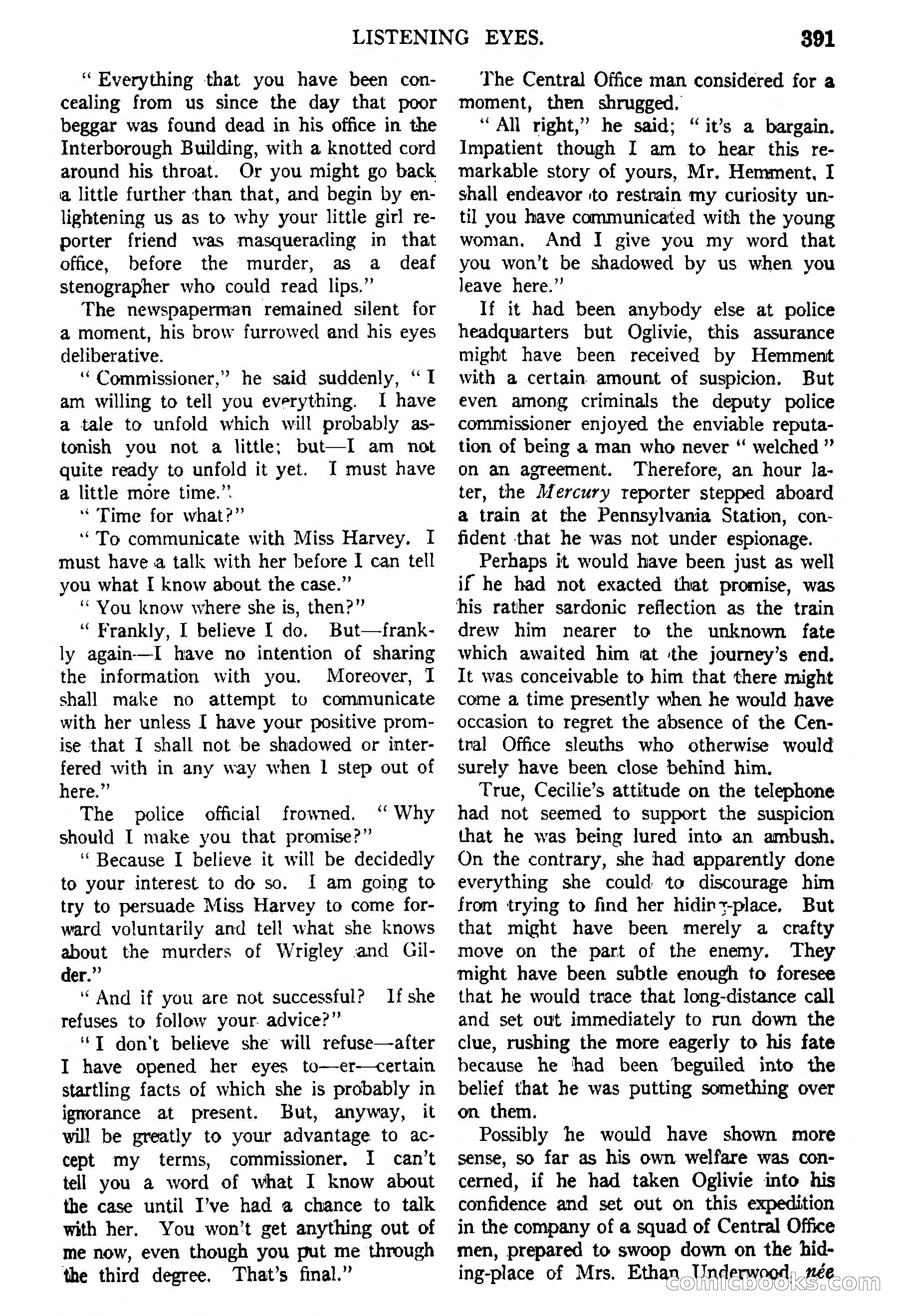 Argosy All-Story Weekly, February 5, 1921 — page 105 of 146