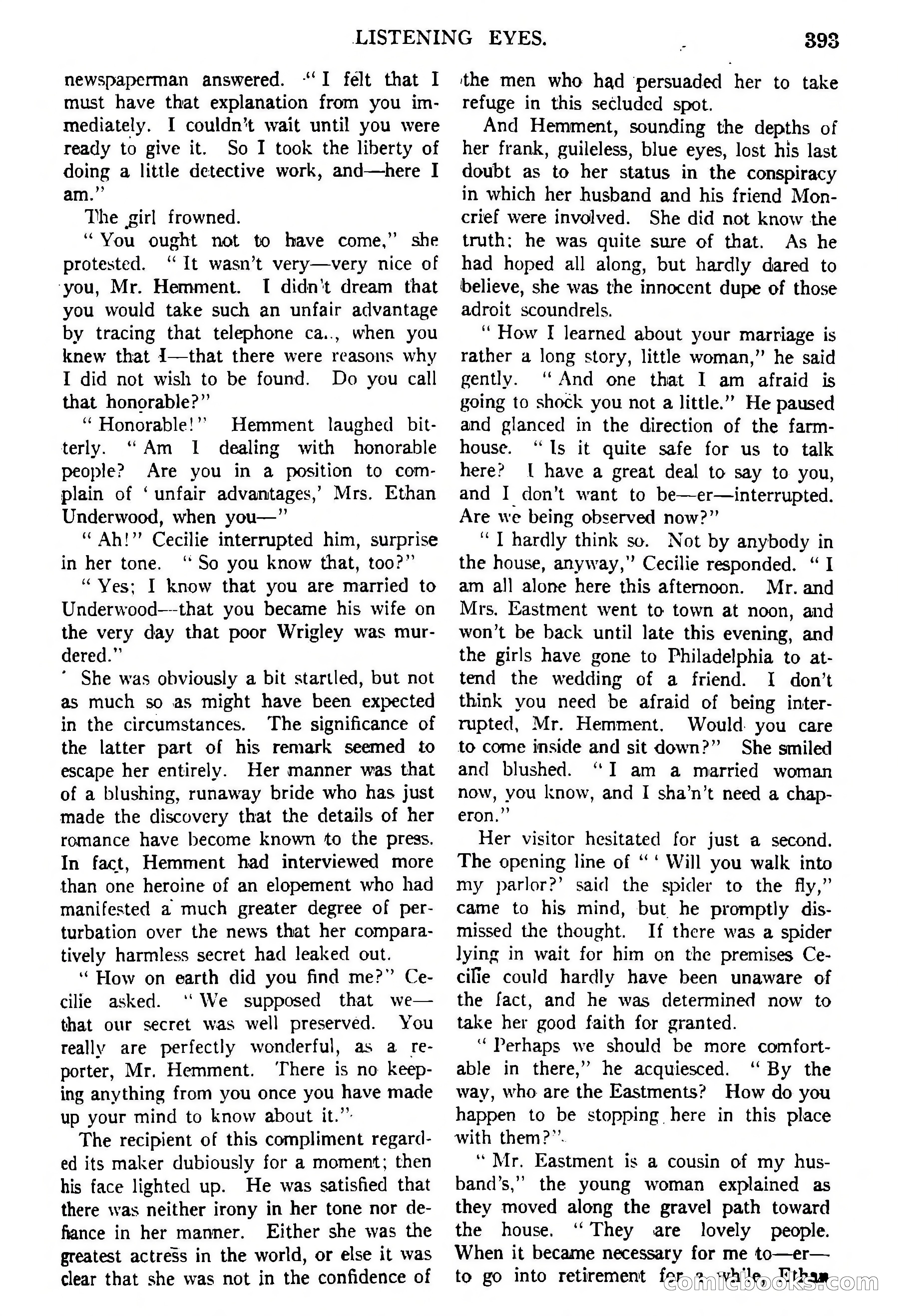Argosy All-Story Weekly, February 5, 1921 — page 107 of 146
