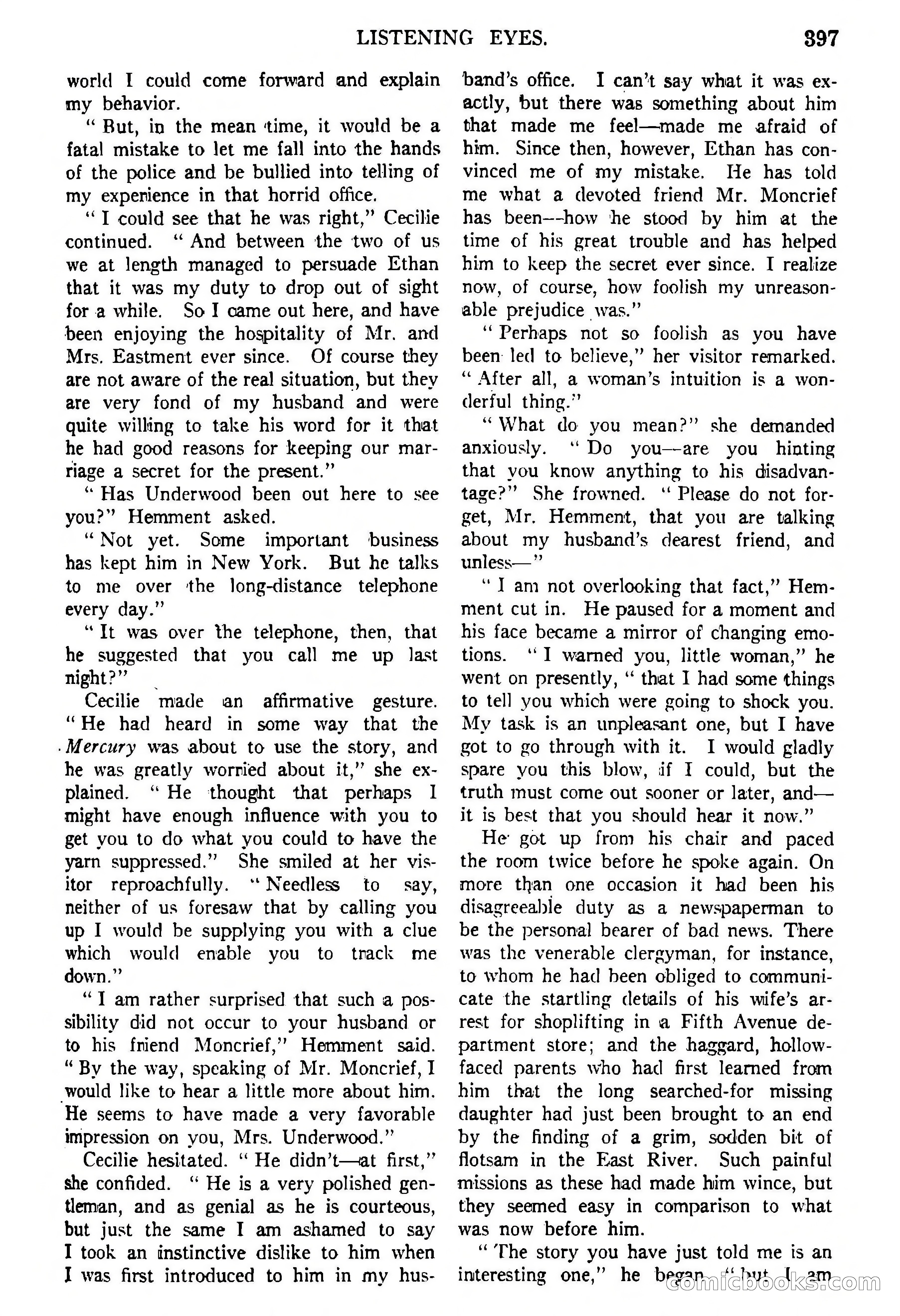 Argosy All-Story Weekly, February 5, 1921 — page 111 of 146