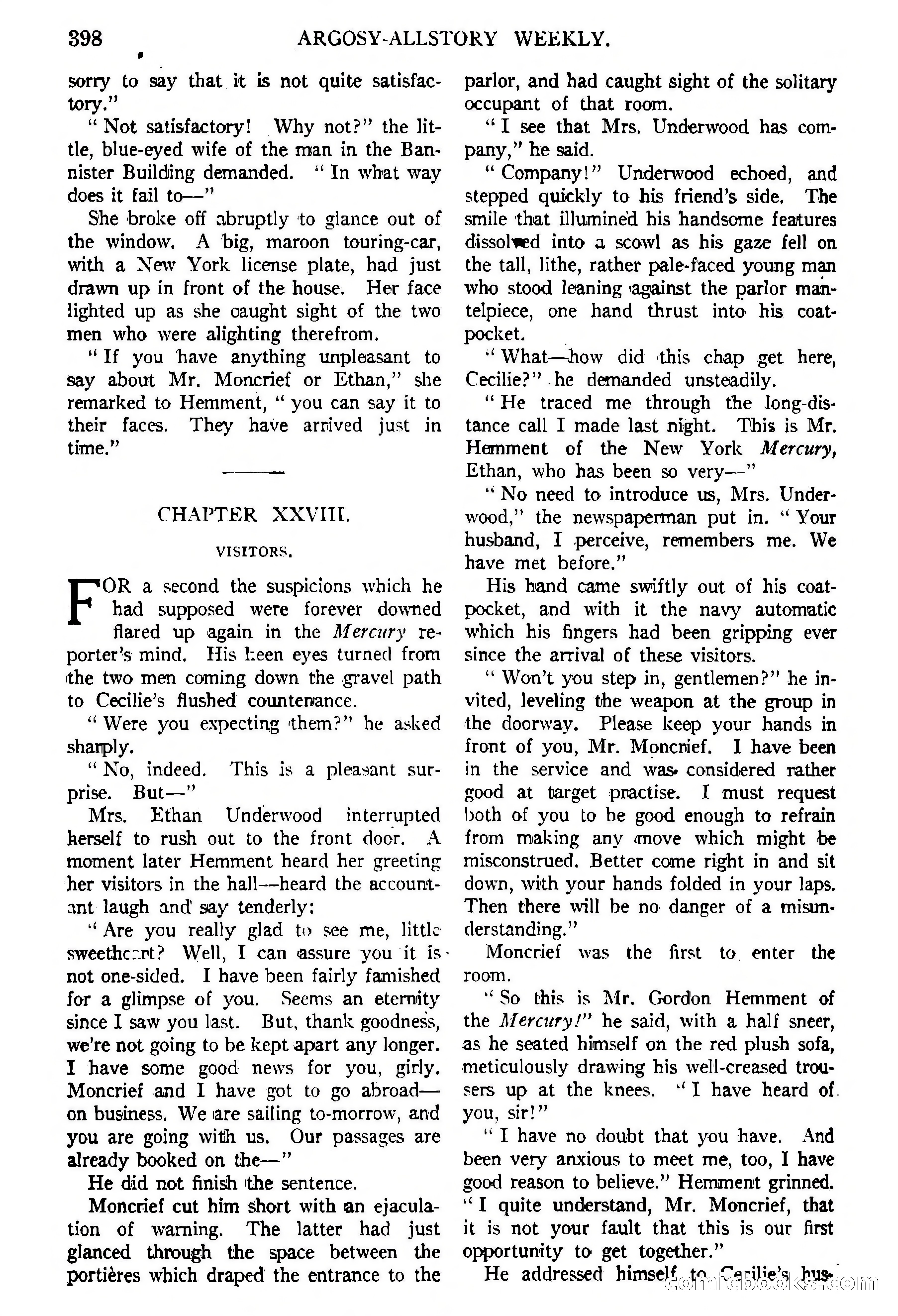 Argosy All-Story Weekly, February 5, 1921 — page 112 of 146