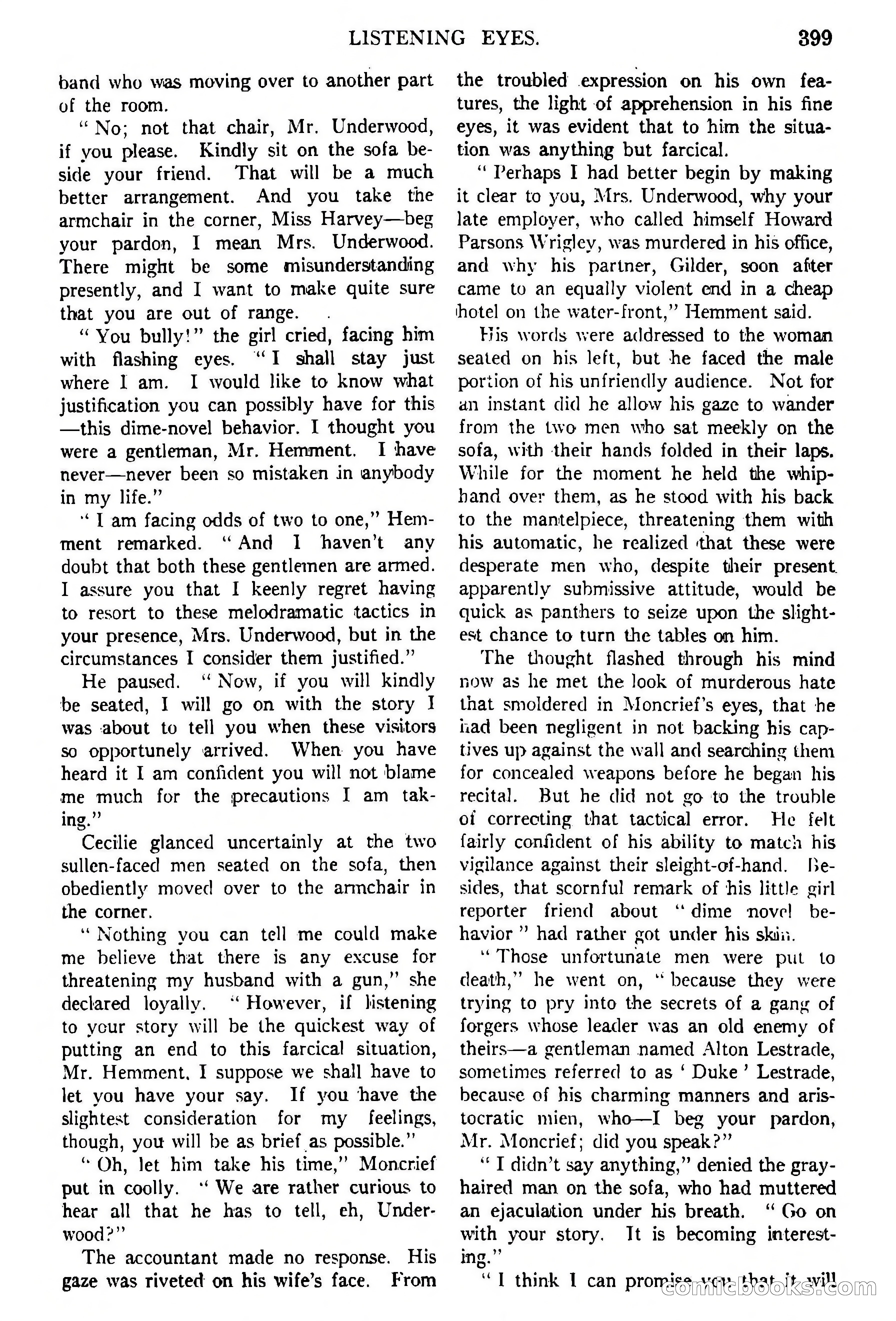 Argosy All-Story Weekly, February 5, 1921 — page 113 of 146