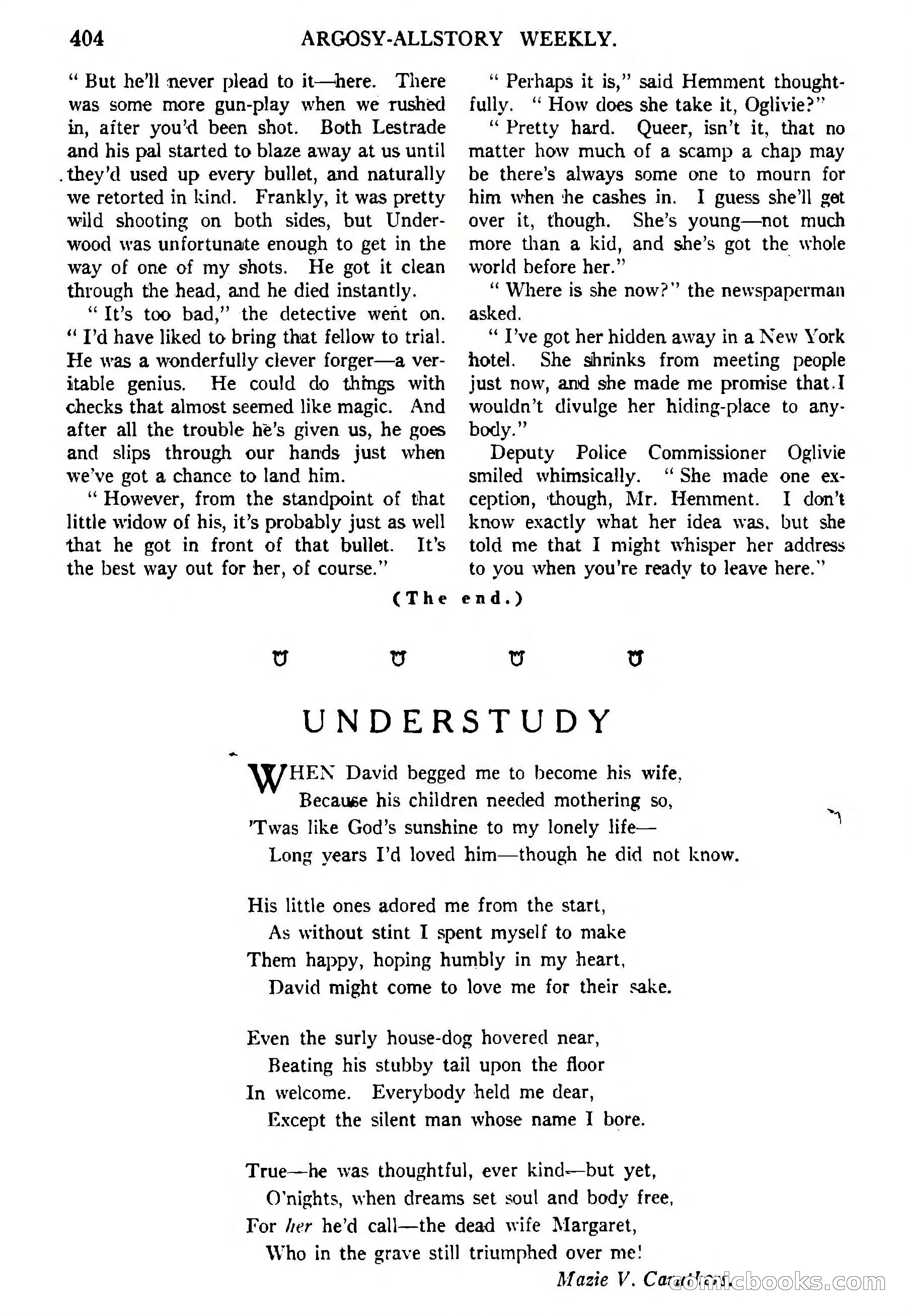 Argosy All-Story Weekly, February 5, 1921 — page 118 of 146