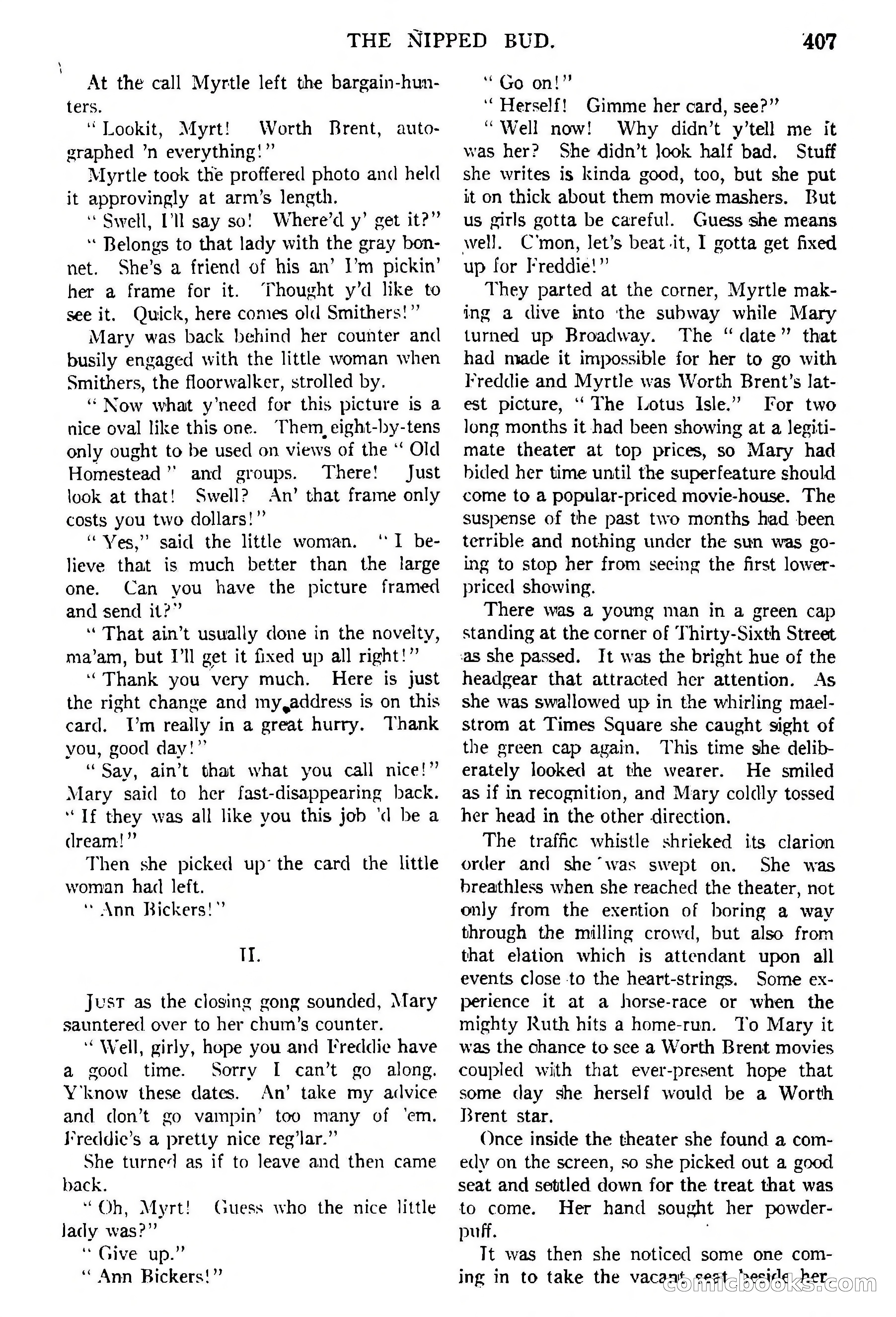 Argosy All-Story Weekly, February 5, 1921 — page 121 of 146