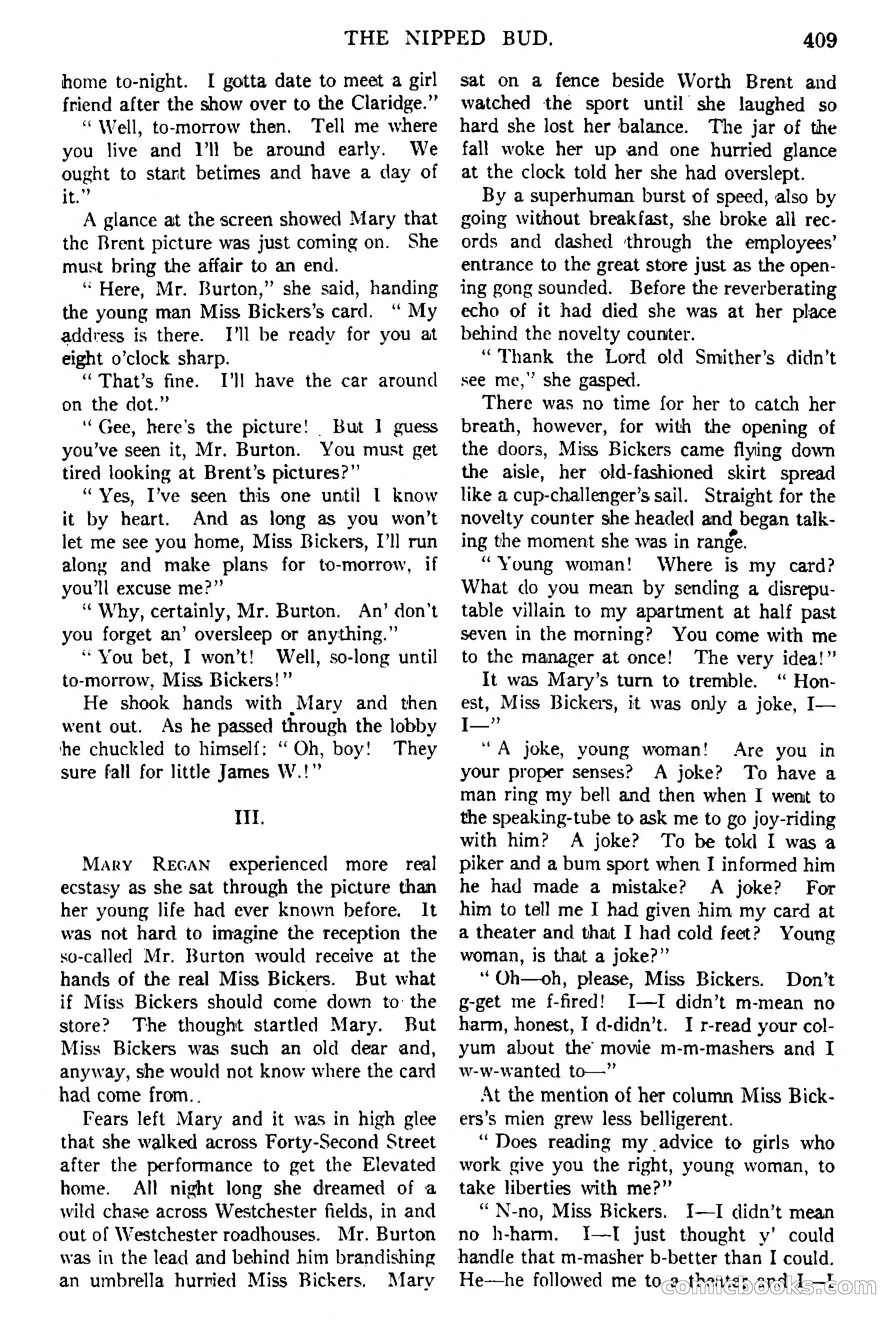 Argosy All-Story Weekly, February 5, 1921 — page 123 of 146