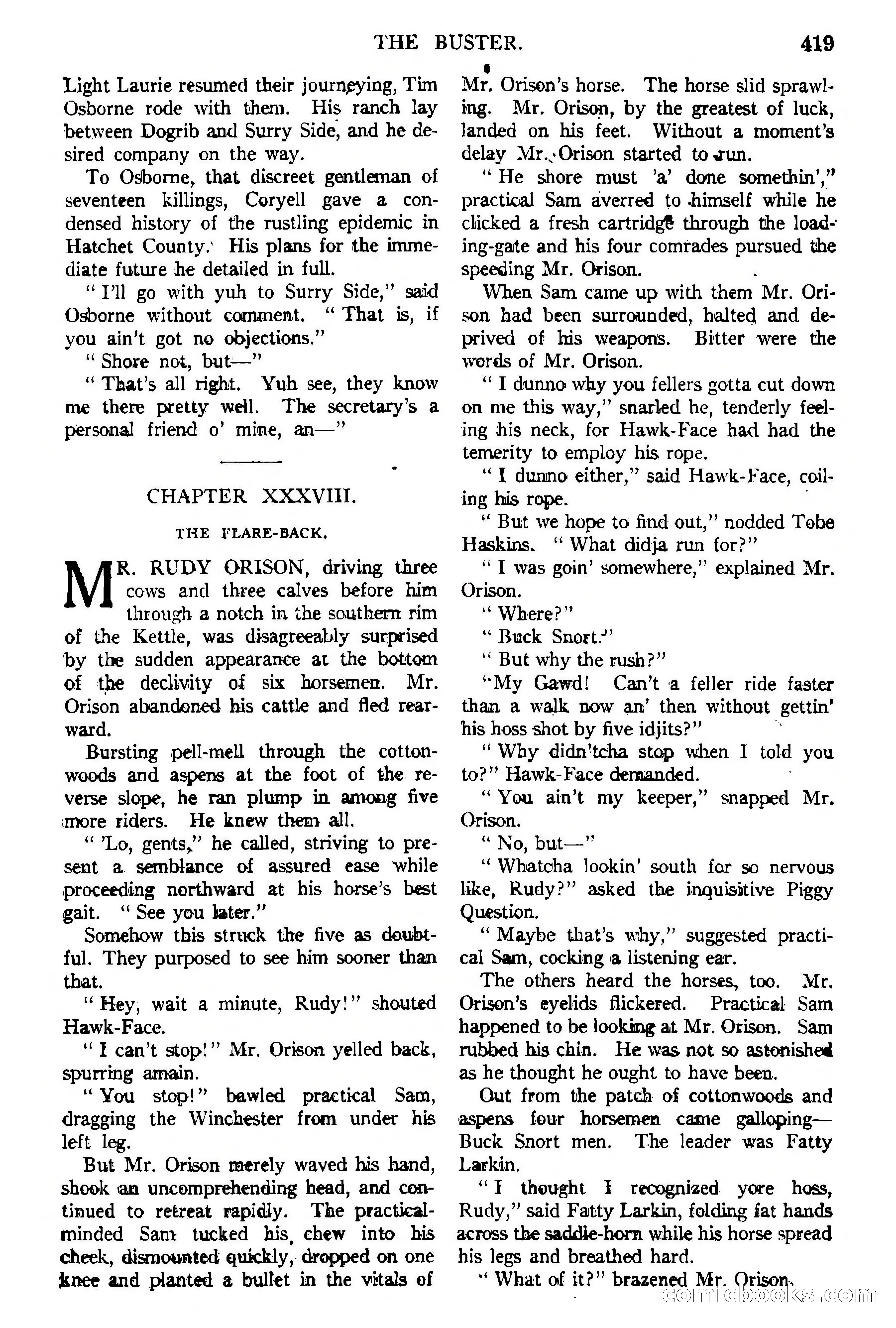 Argosy All-Story Weekly, February 5, 1921 — page 133 of 146