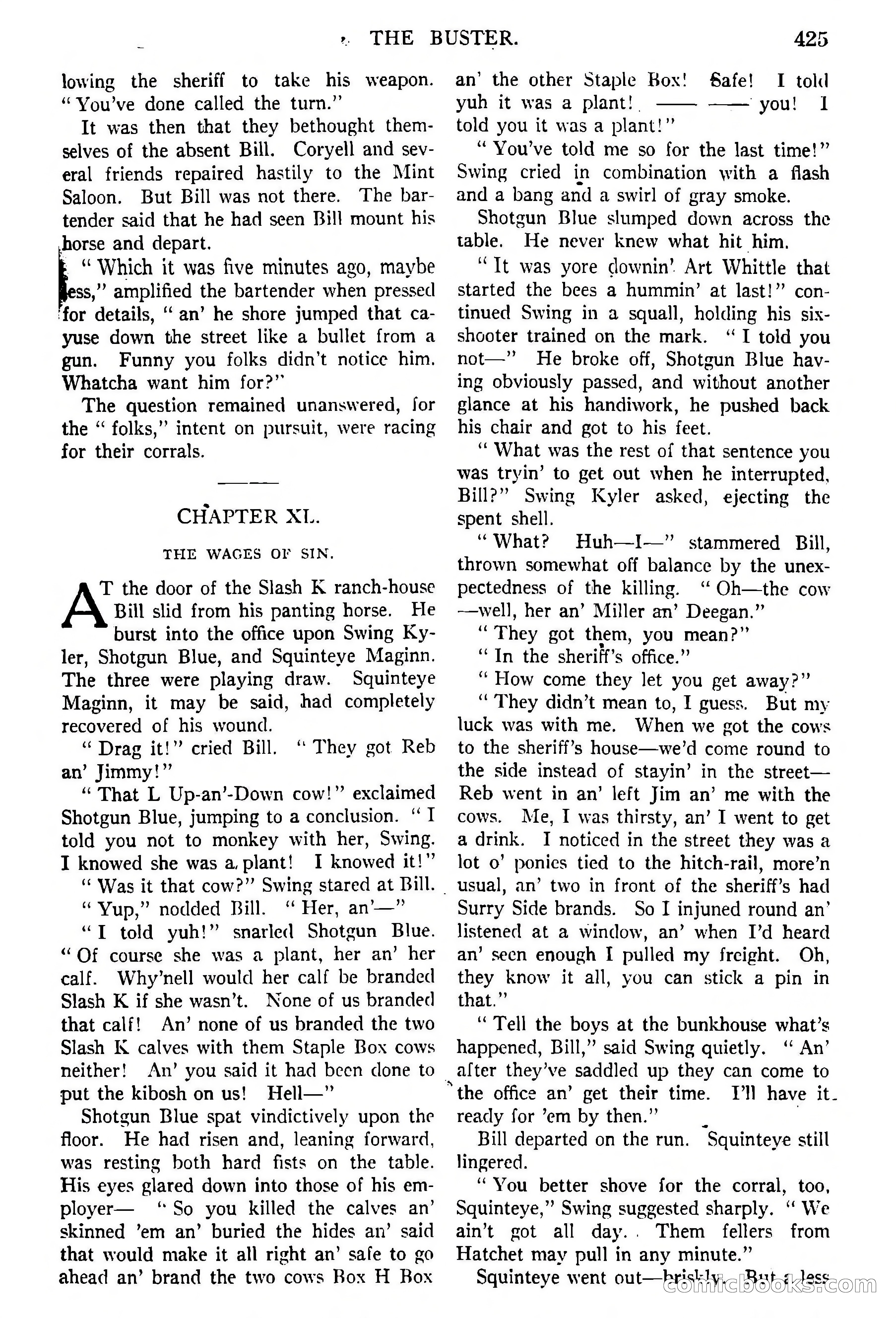 Argosy All-Story Weekly, February 5, 1921 — page 139 of 146