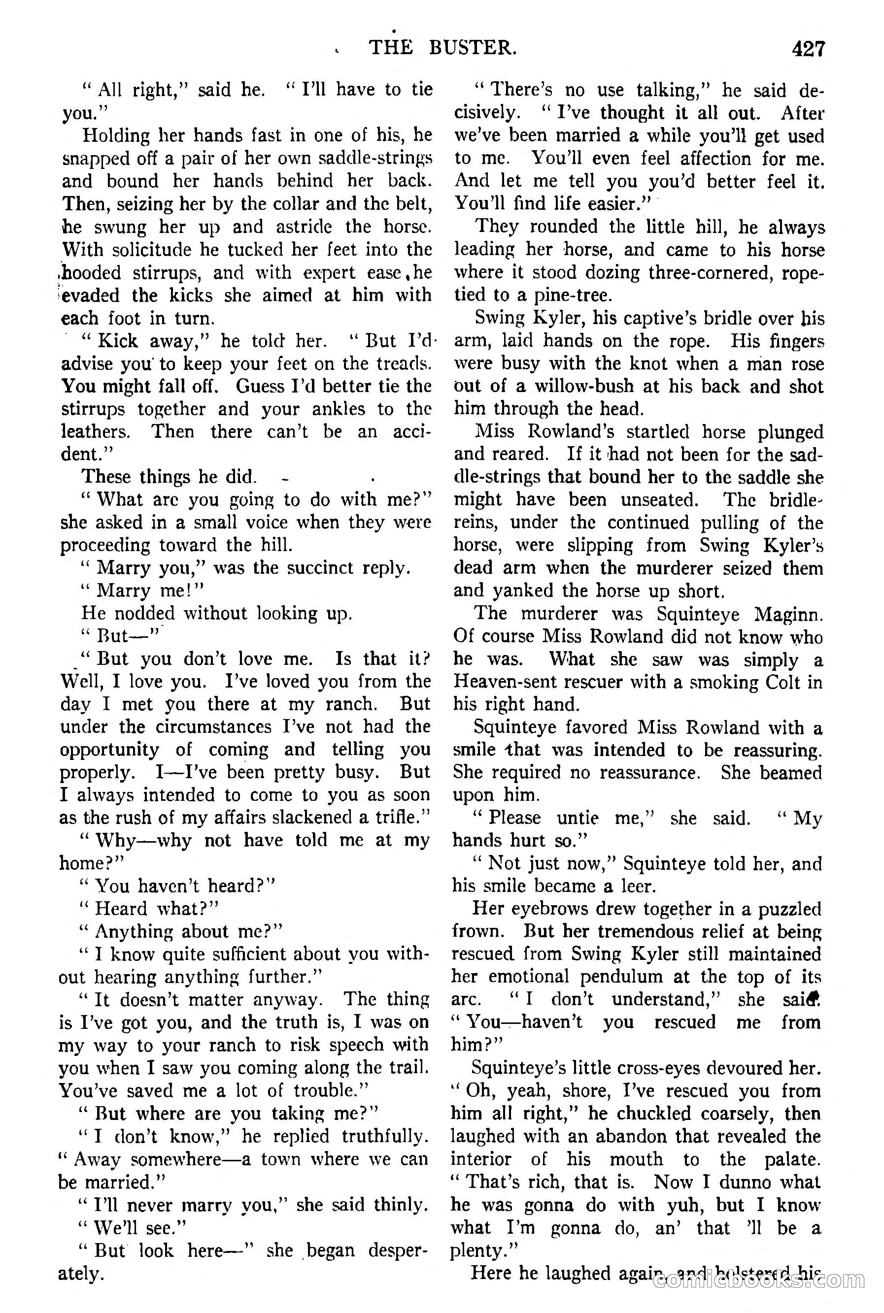Argosy All-Story Weekly, February 5, 1921 — page 141 of 146