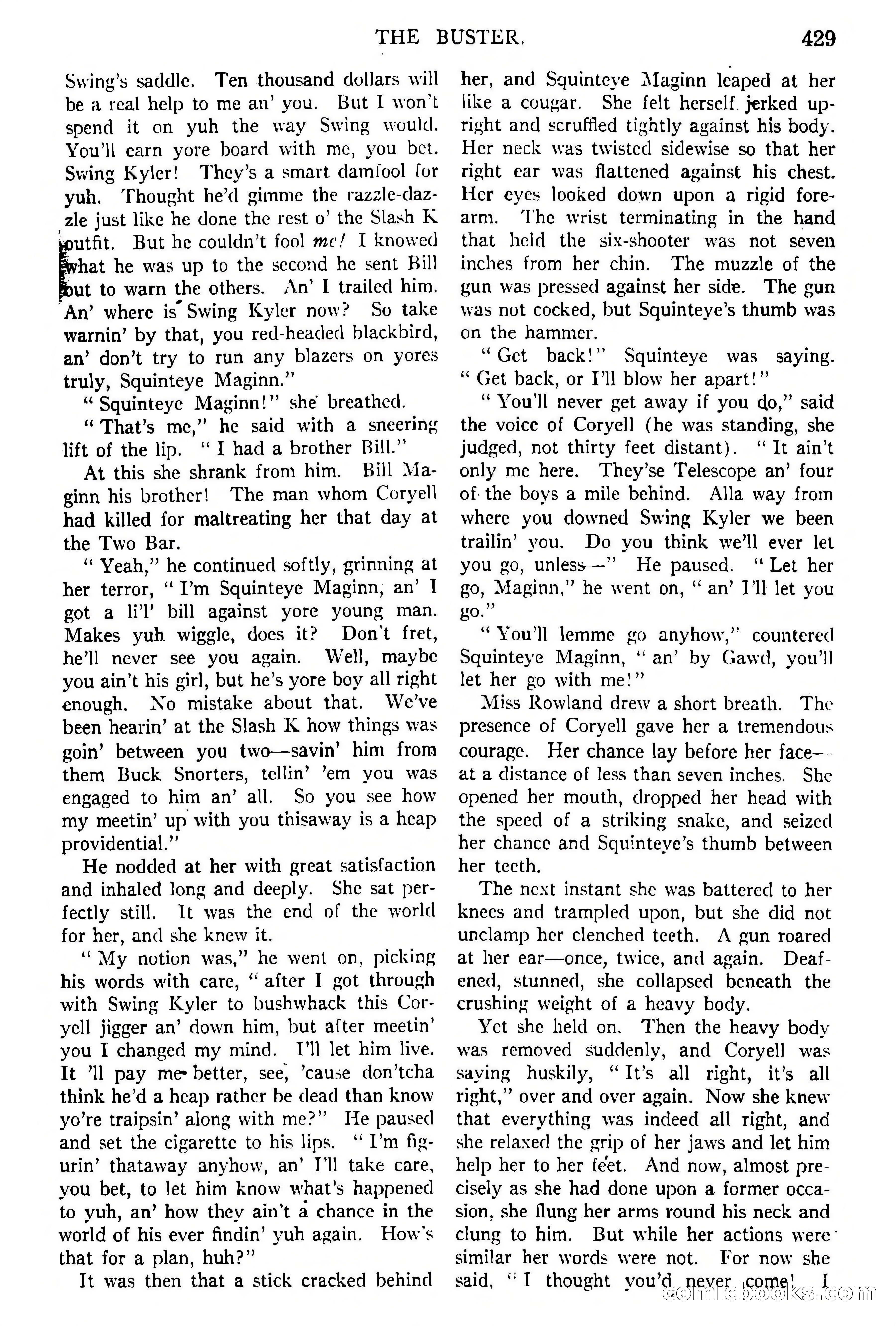 Argosy All-Story Weekly, February 5, 1921 — page 143 of 146