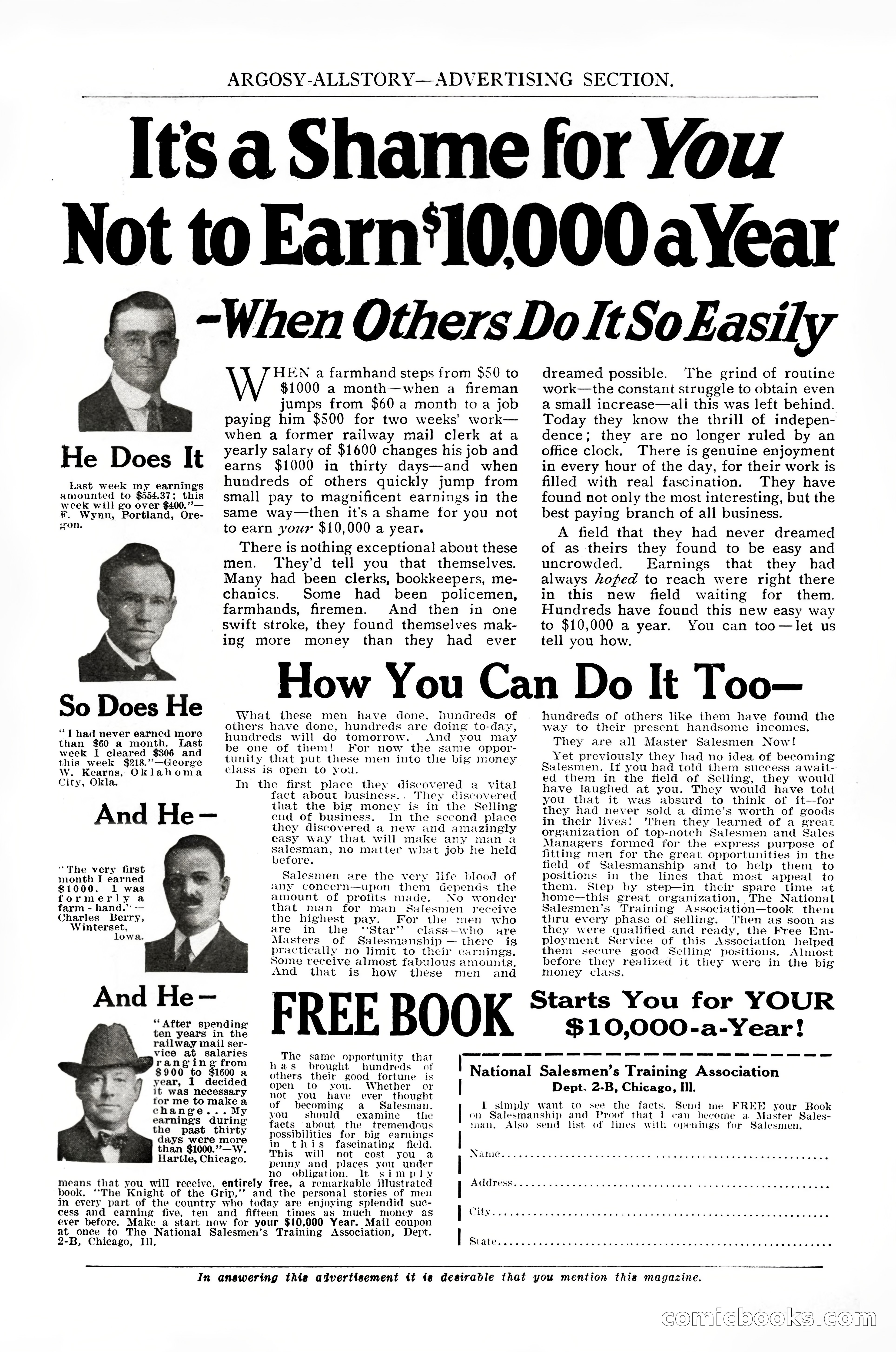 Argosy All-Story Weekly, February 4, 1922 — page 5 of 178